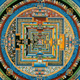 Kalchakra Mandala Thangka Painting