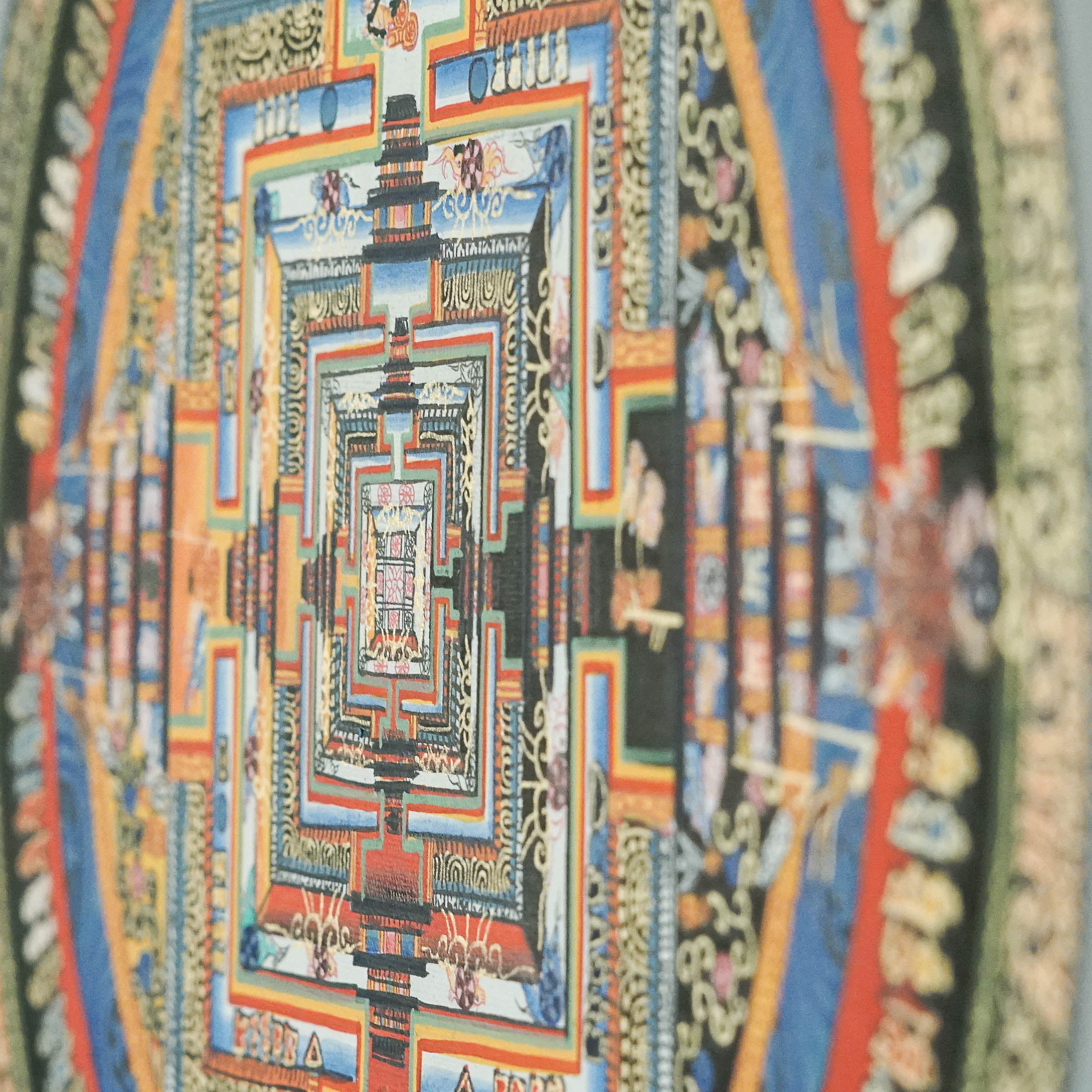 Kalchakra Mandala Thangka Painting \Hand-painted Thangka