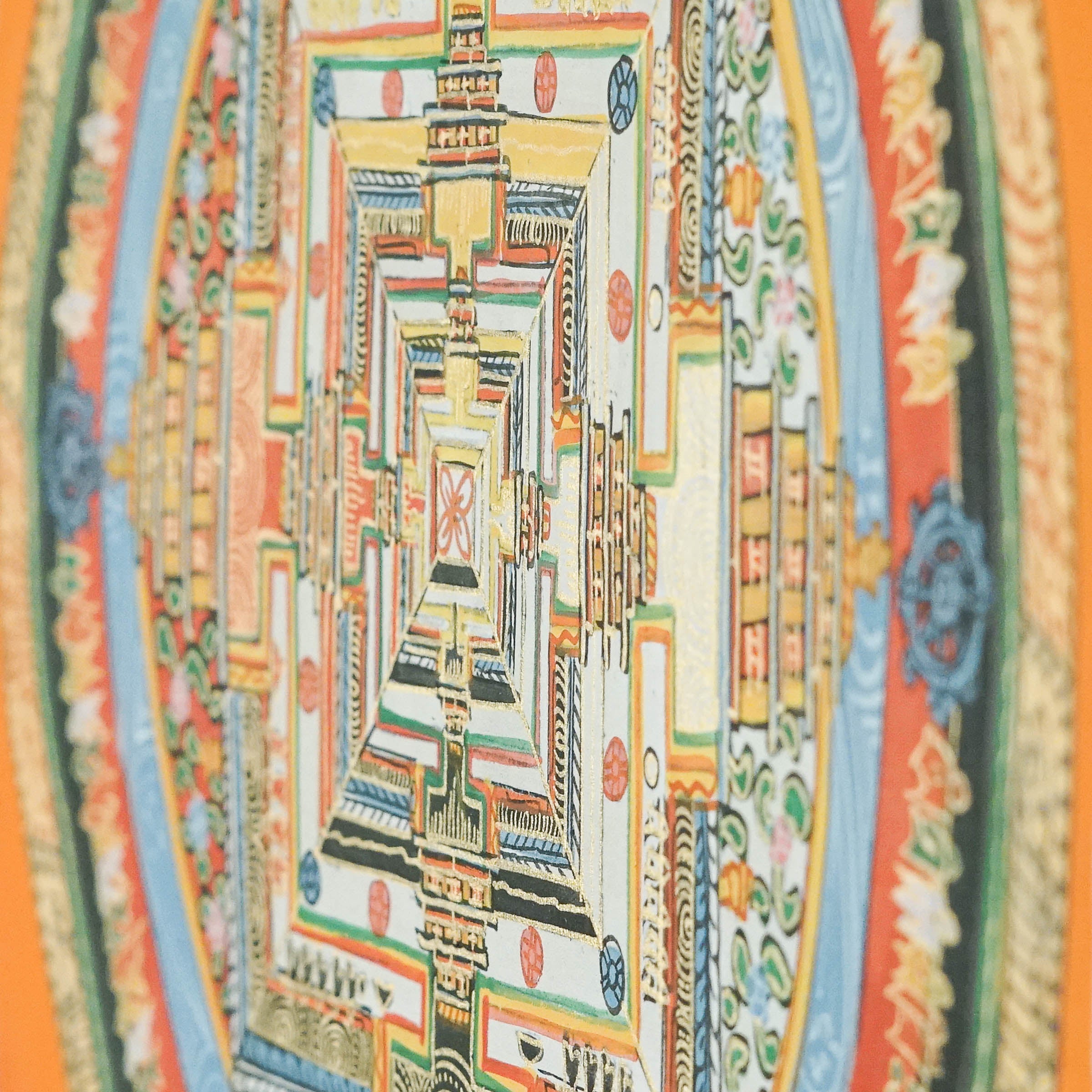 Kalchakra Mandala Thangka Painting \Traditional Thangka