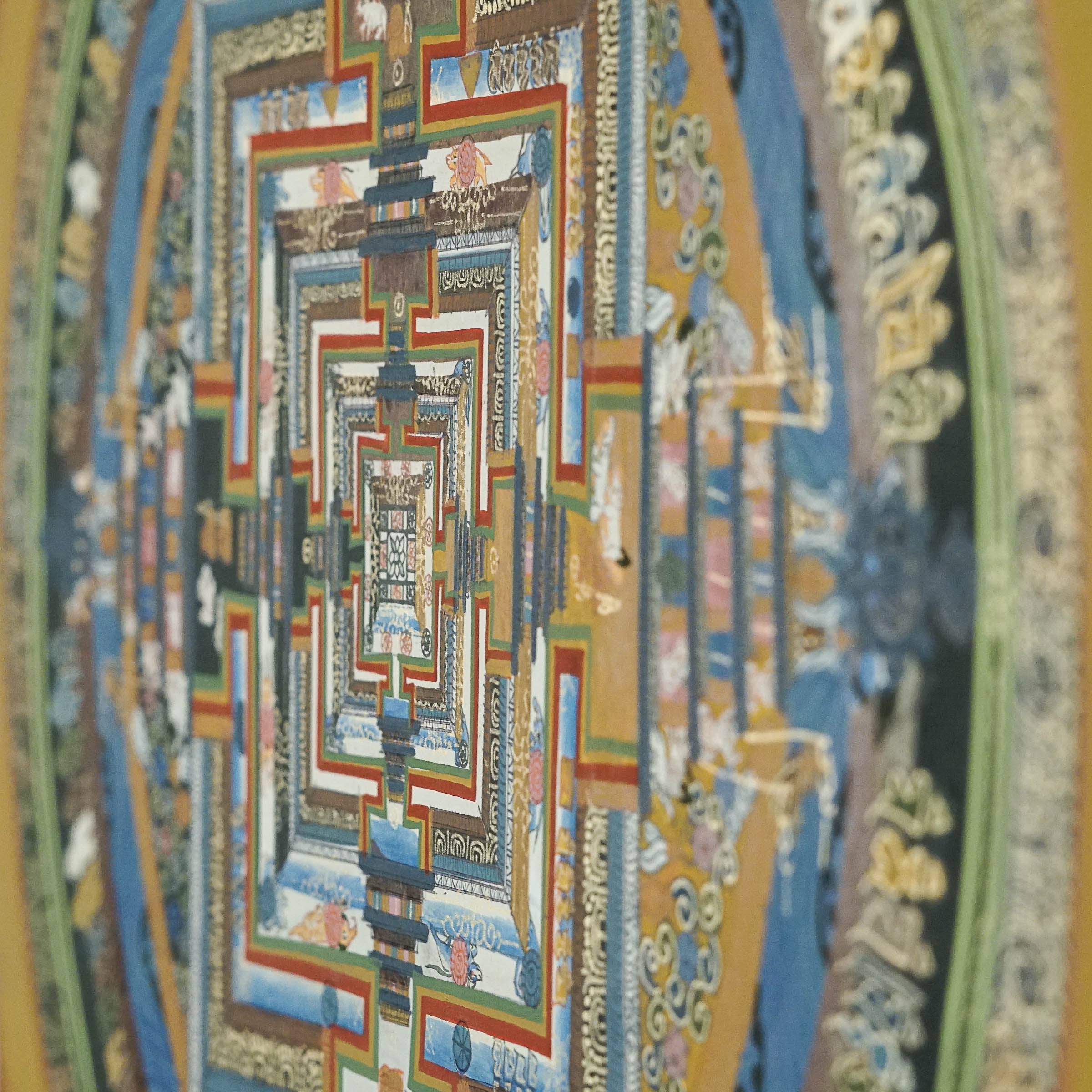 Kalachakra Mandala Thangka \ Buddhist mandala