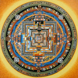 Kalachakra Mandala Tibetan Thangka art