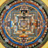 Kalachakra Mandala Tibetan Thangka art