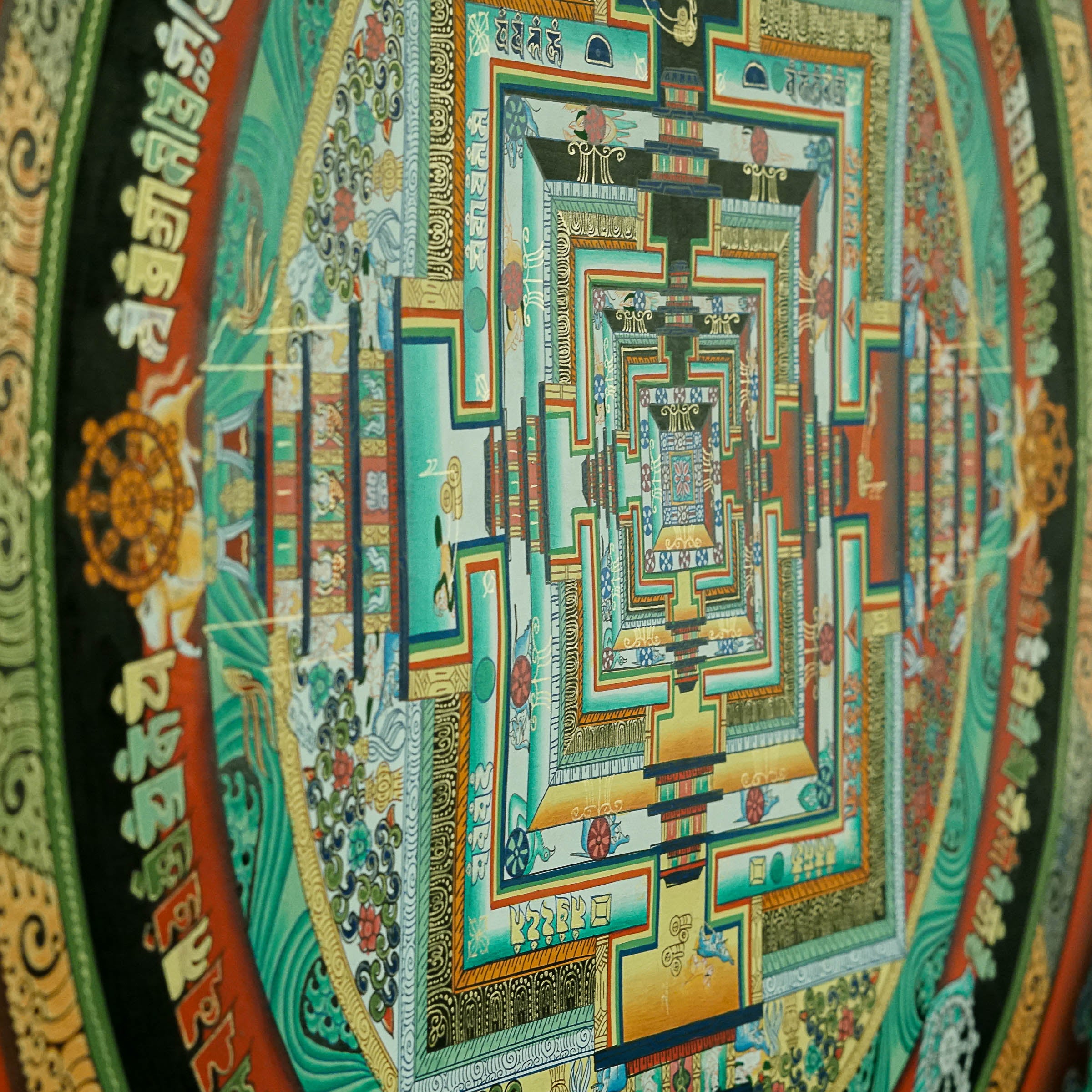 Kalachakra Mandala Thangka Painting \Mandala creation