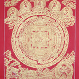  Kalachakra Mandala Thangka is a art, featuring the cosmology and teachings of the Kalachakra Tantra