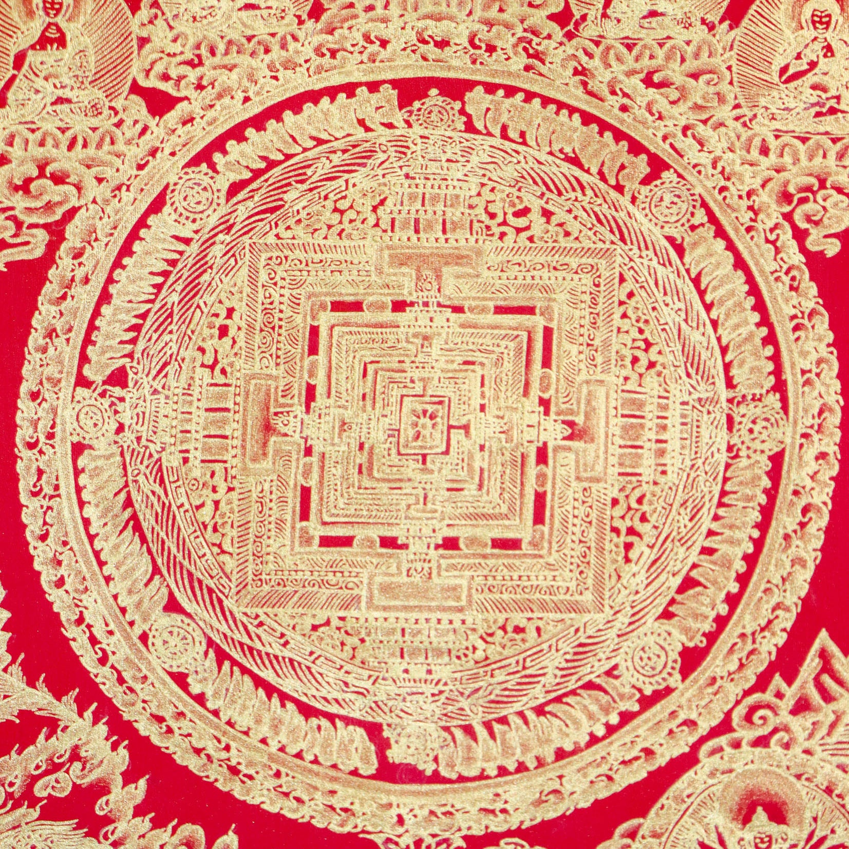 Kalachakra Mandala Thangka is a art, featuring the cosmology and teachings of the Kalachakra Tantra.