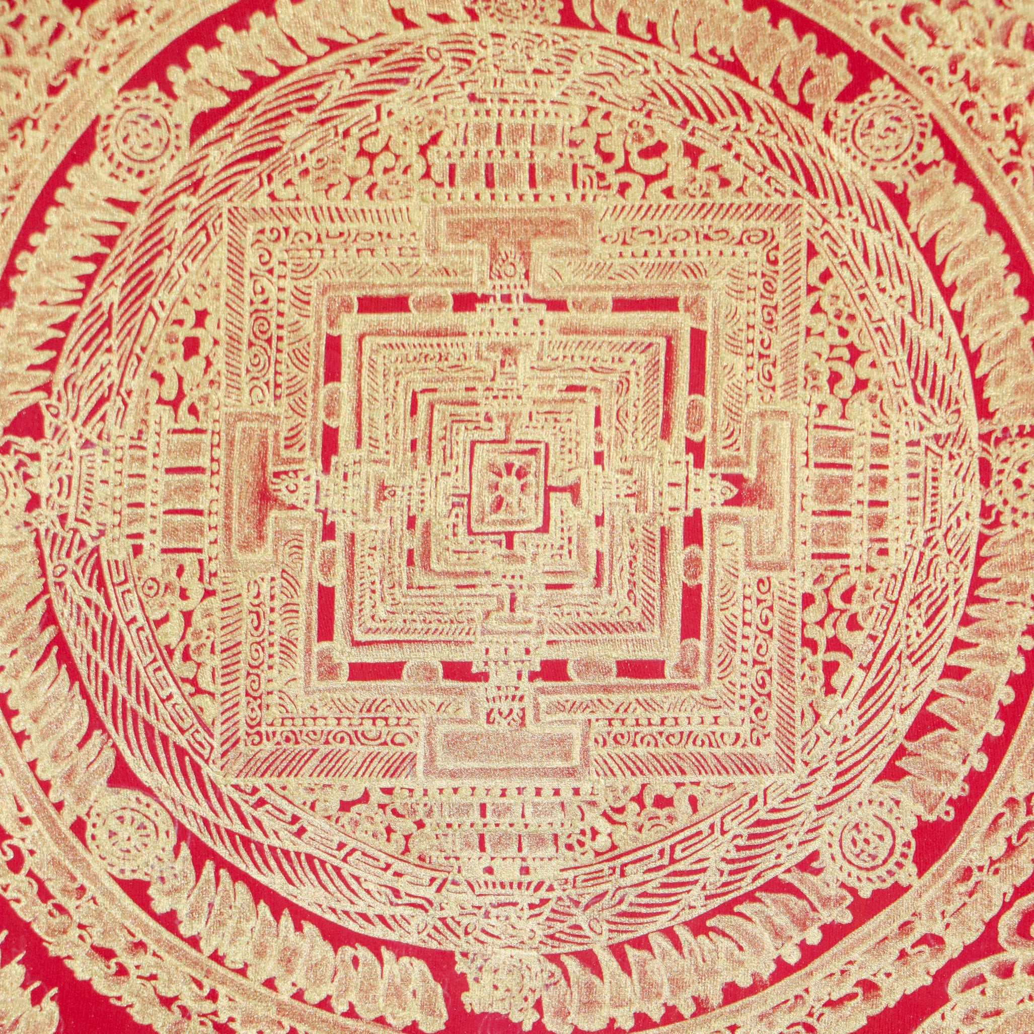 Kalachakra Mandala Thangka is a art, featuring the cosmology and teachings of the Kalachakra Tantra.