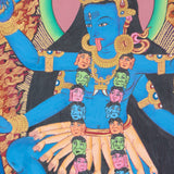 Kali Thangka is a visual tools for spiritual practice, meditation and devotion.