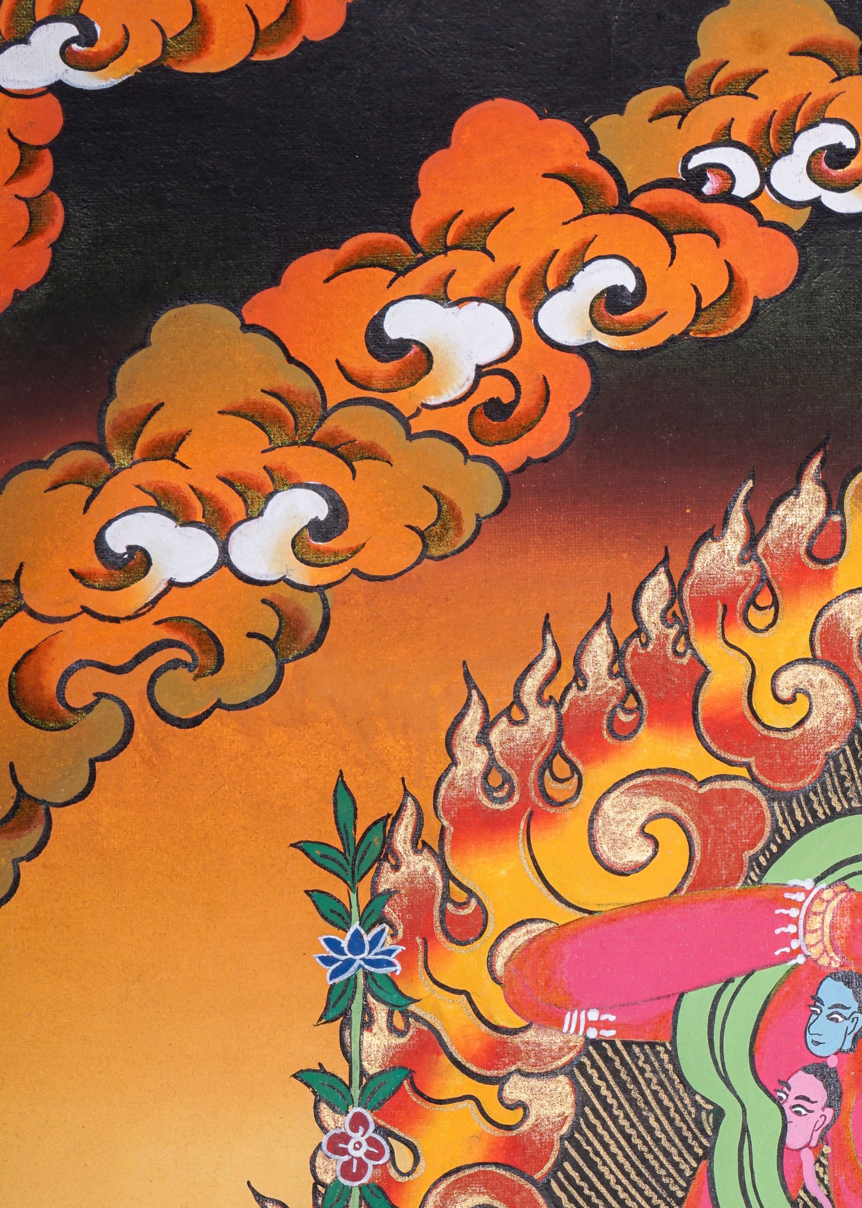 Kurkulla Thangka - Wrathful Deity Painting