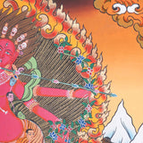 Kurkulla Thangka - Wrathful Deity Painting