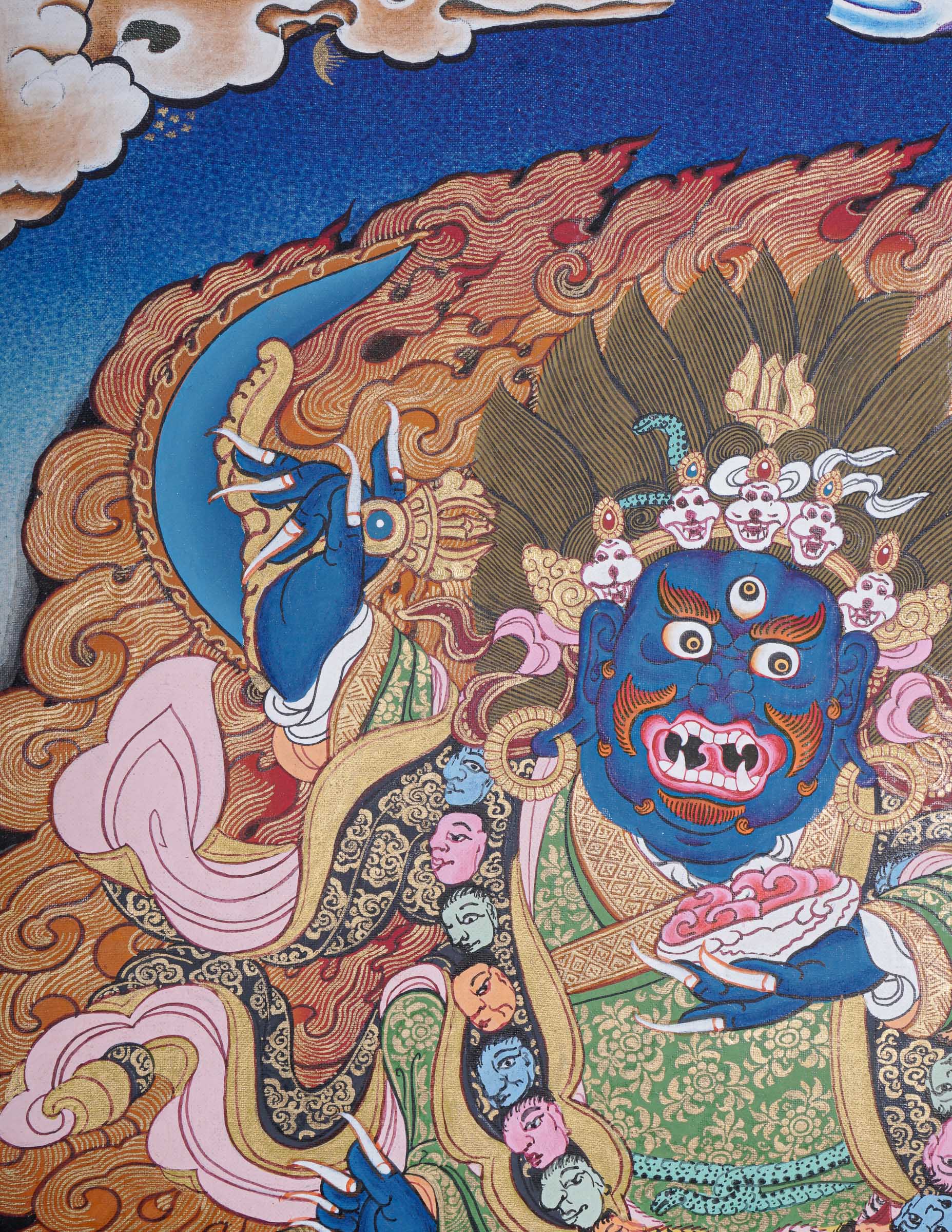 Mahakala Thangka - Handpainted Painting