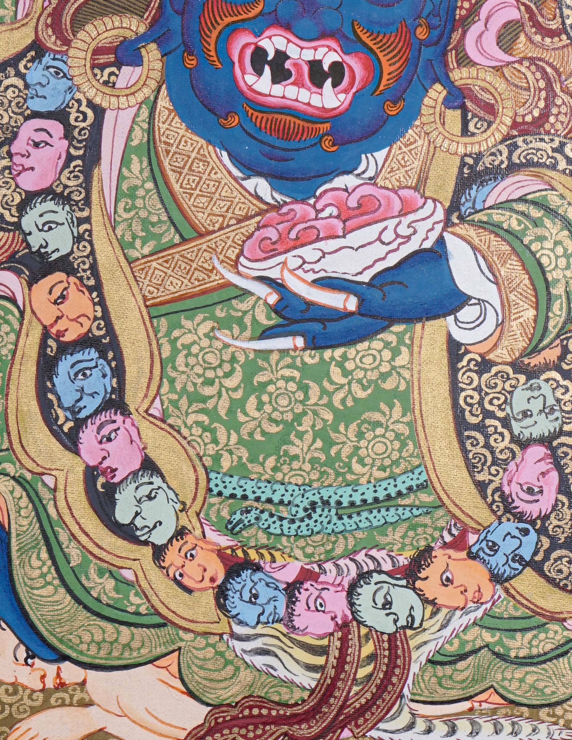 Mahakala Thangka - Handpainted Painting