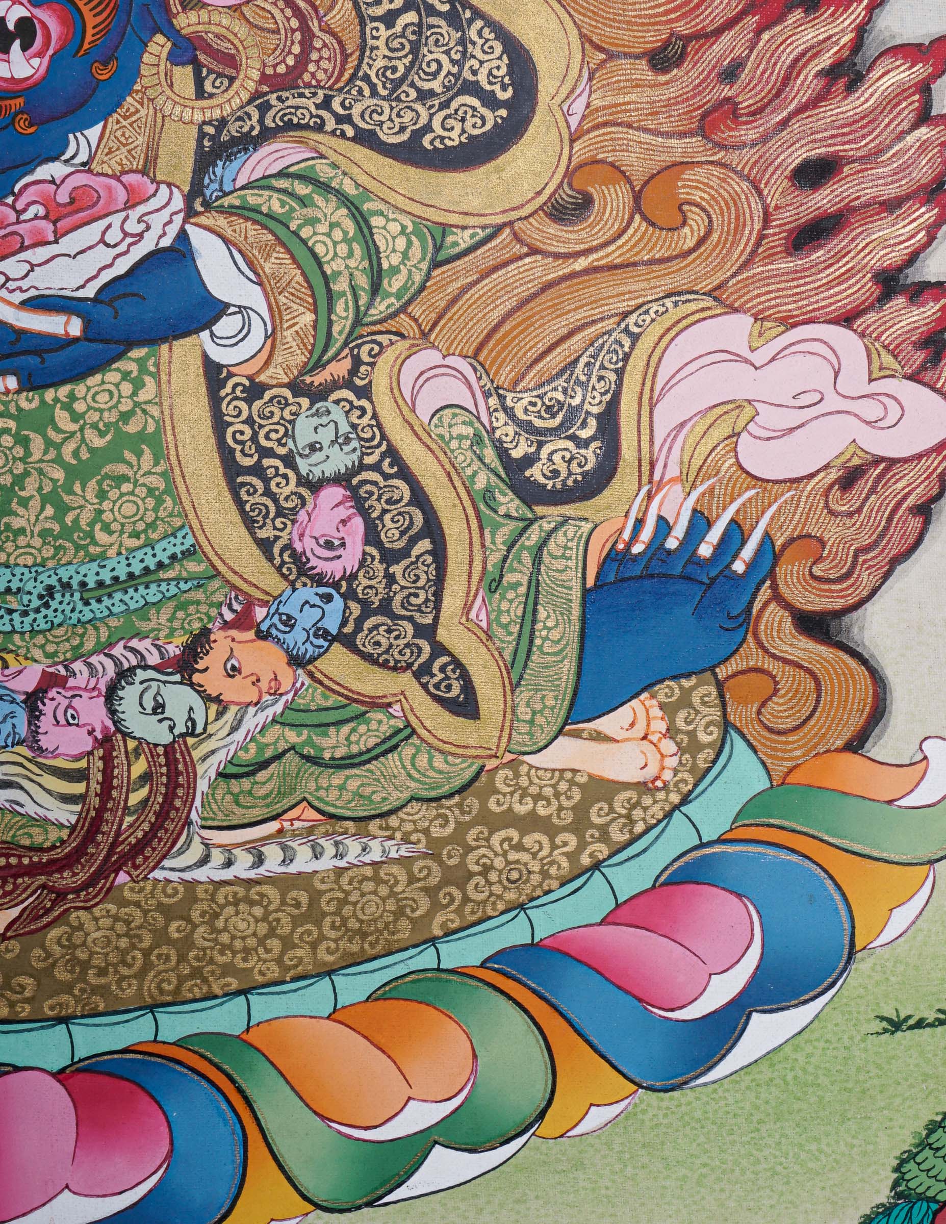 Mahakala Thangka - Handpainted Painting