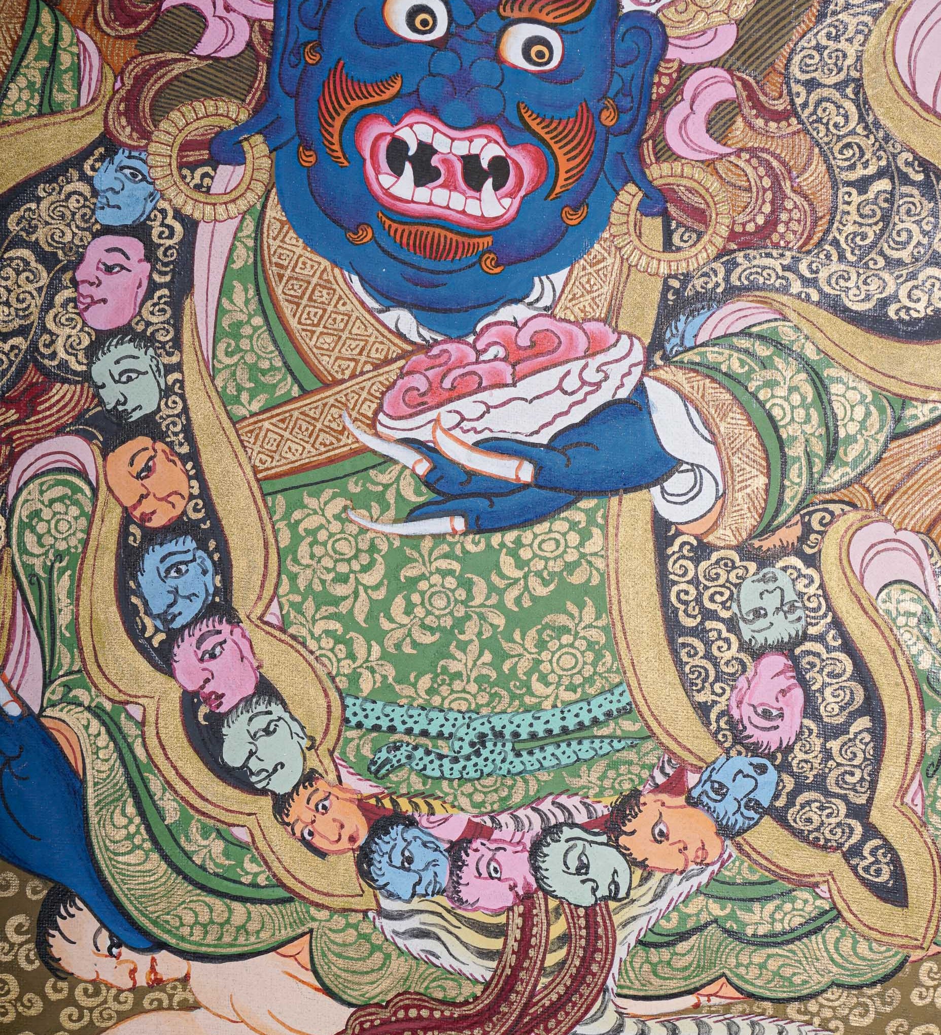 Mahakala Thangka - Handpainted Painting