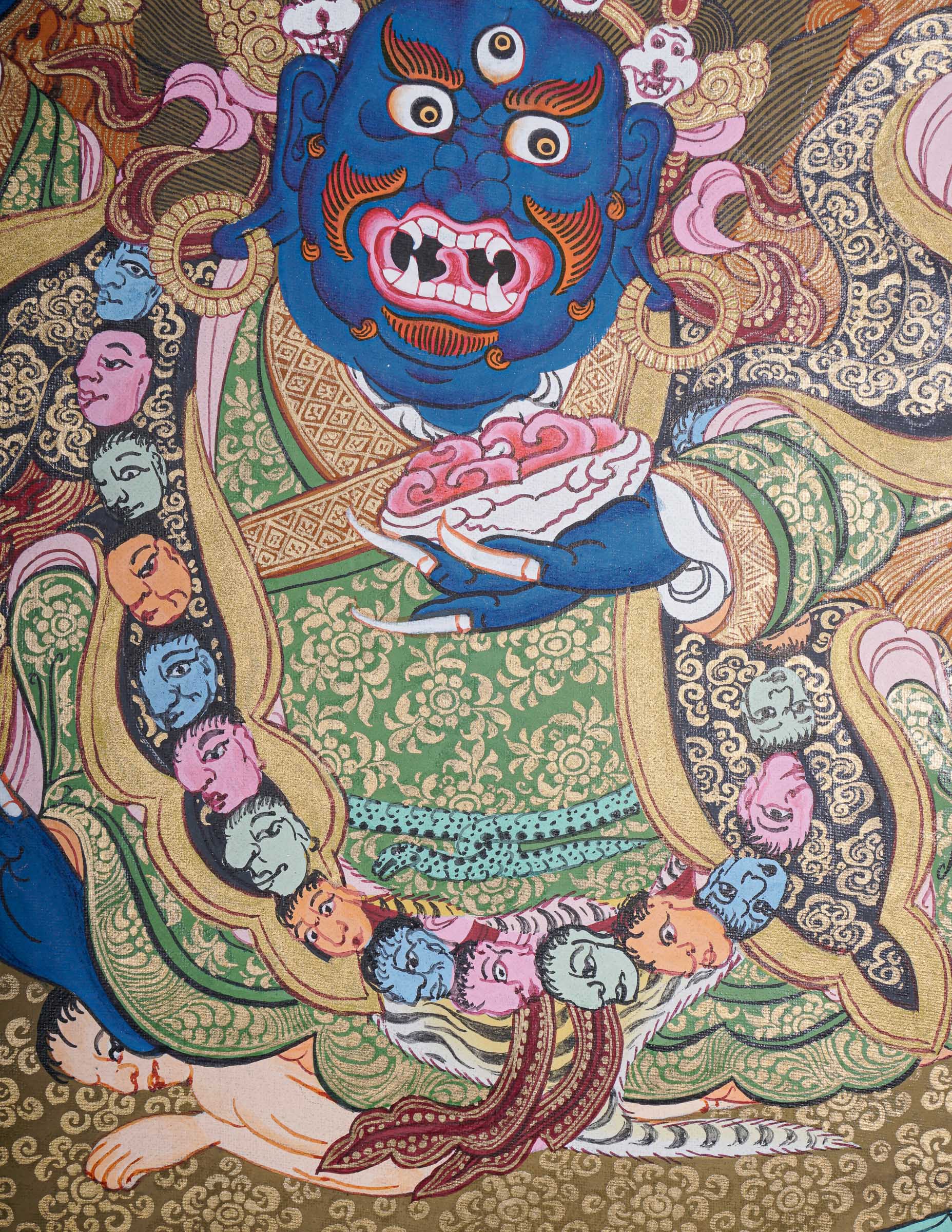 Mahakala Thangka - Handpainted Painting