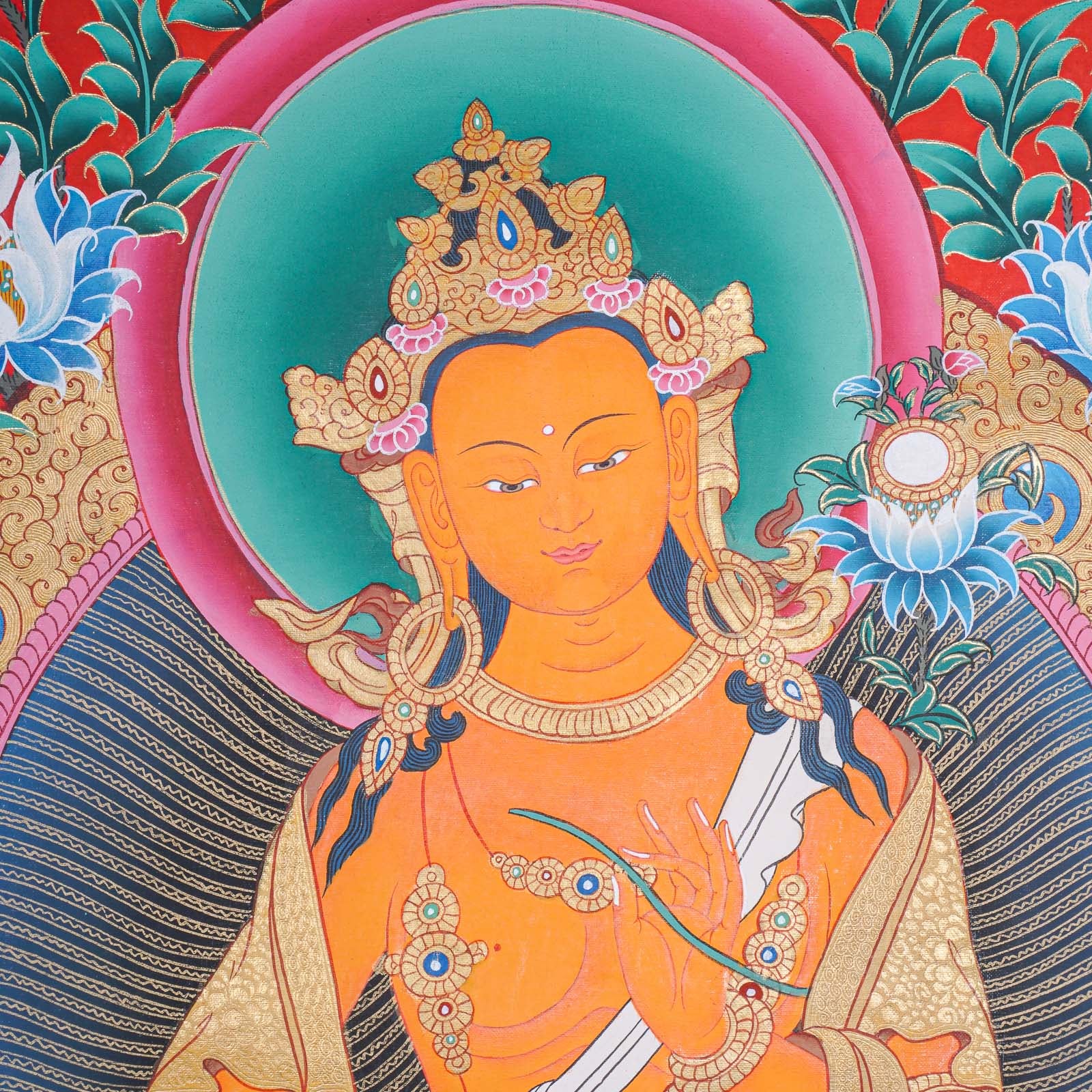 Maitreya Thangka - Tibetan Painting