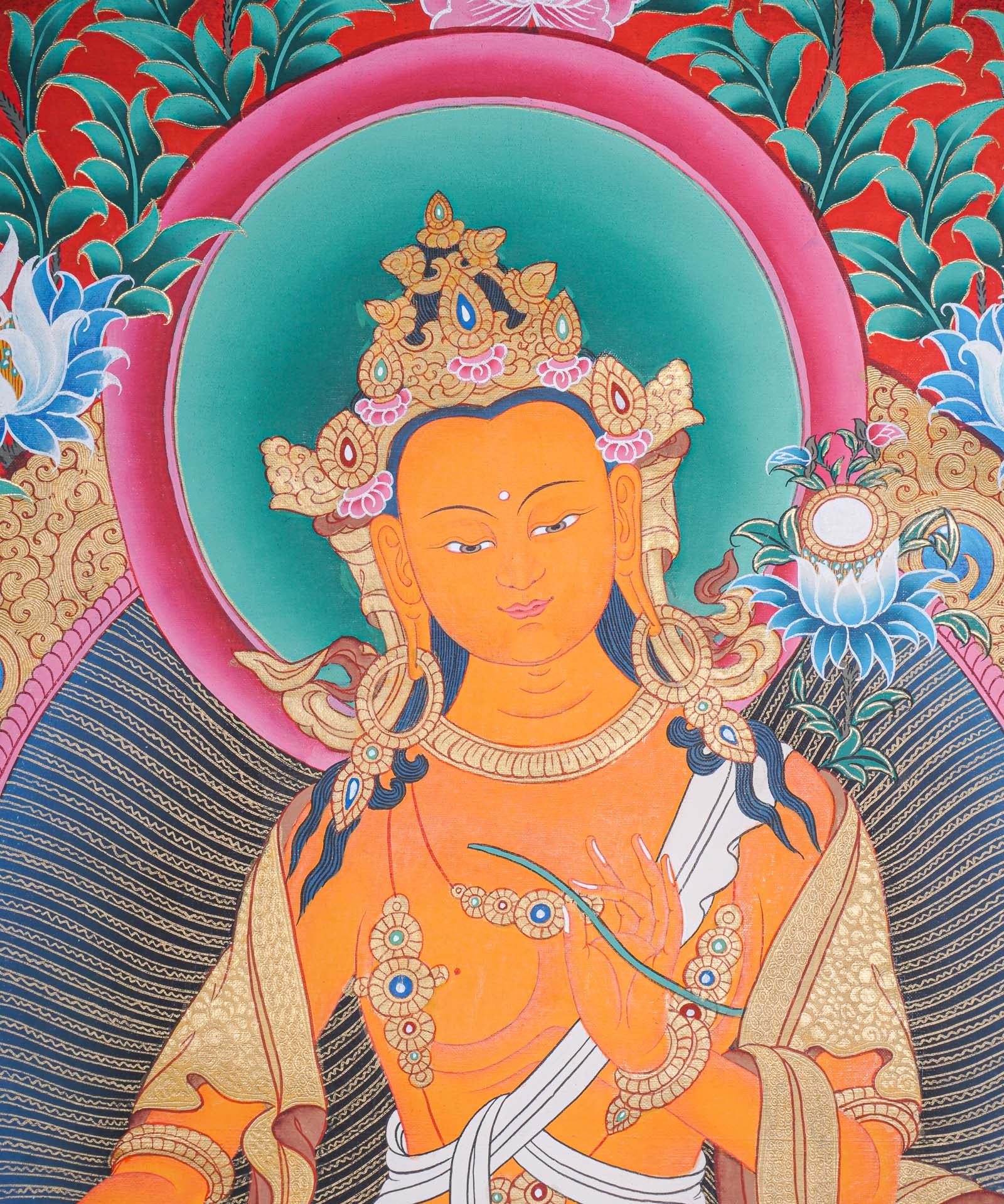 Maitreya Thangka - Tibetan Painting