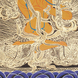 Manjushree Thangka Painting for prayer and meditation.