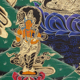 Manjushree Thangka Painting for prayer and meditation.