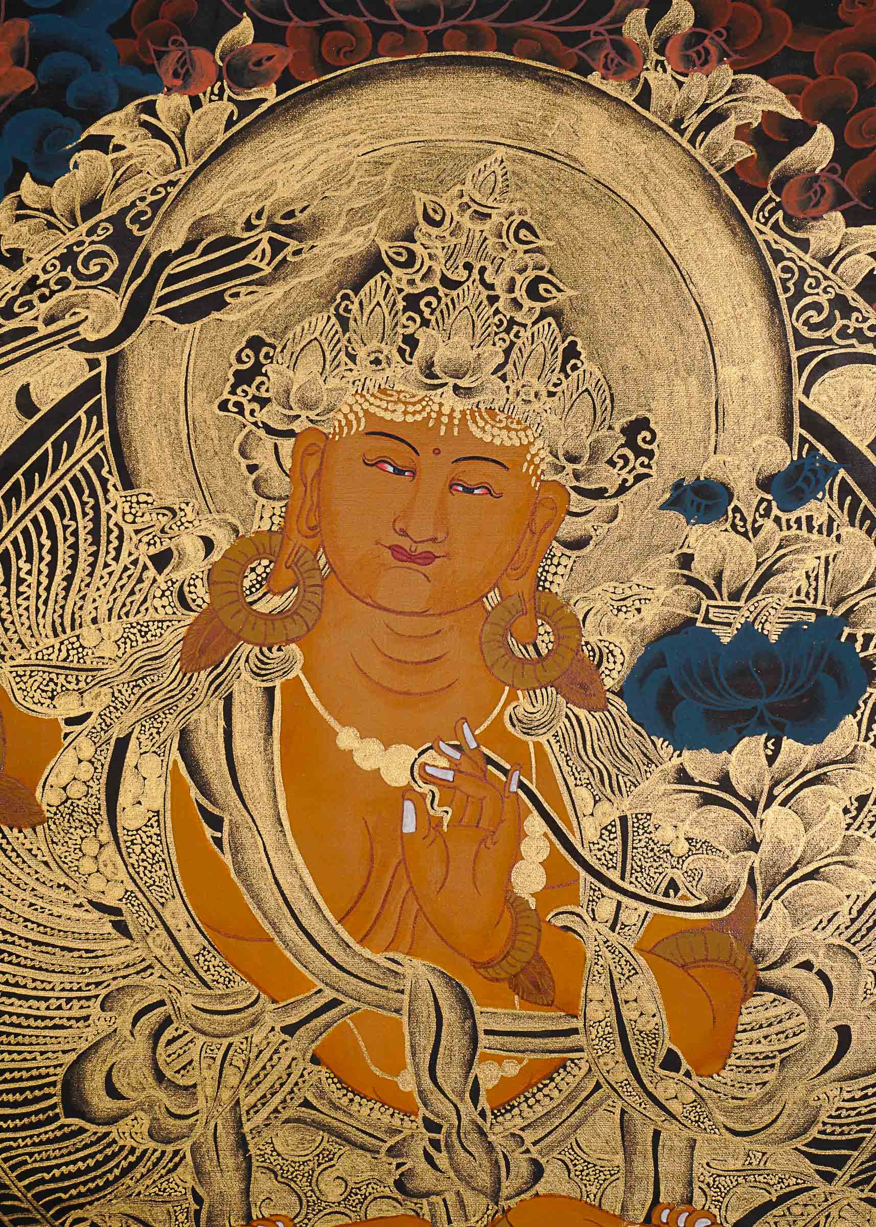 Manjushree Thangka - Tibetan Painting