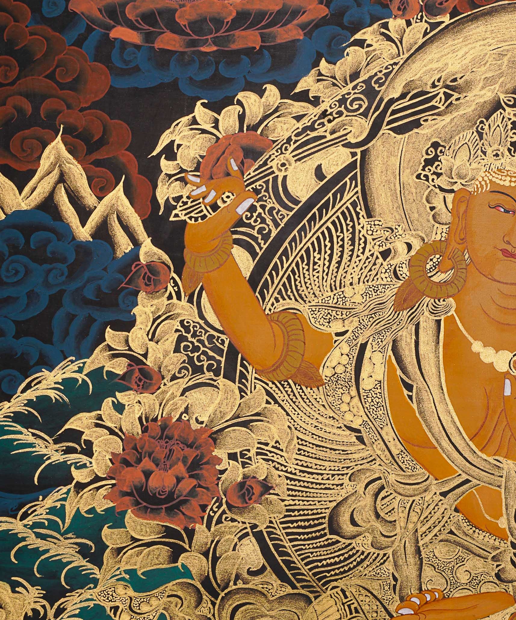 Manjushree Thangka - Tibetan Painting