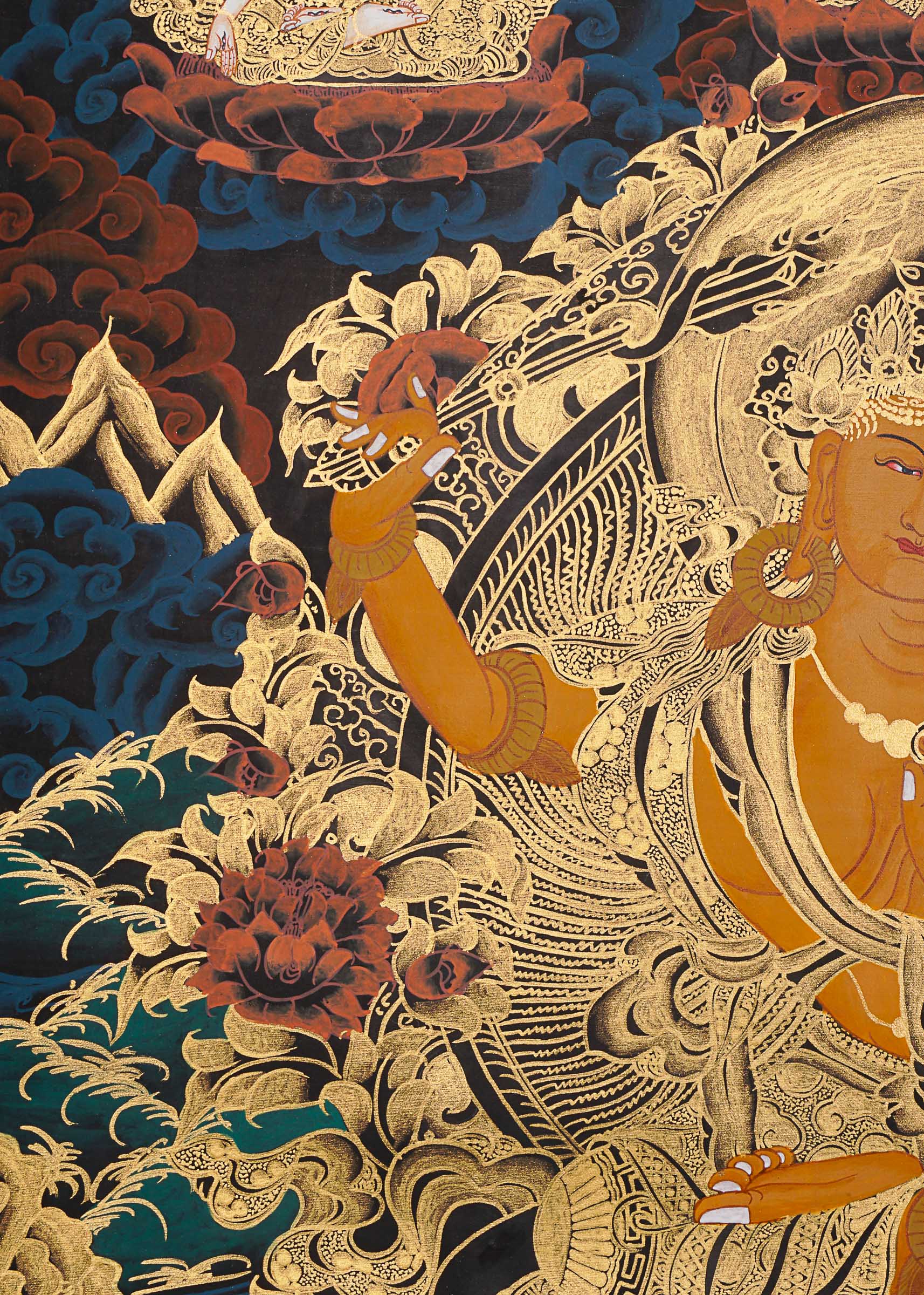 Manjushree Thangka - Tibetan Painting