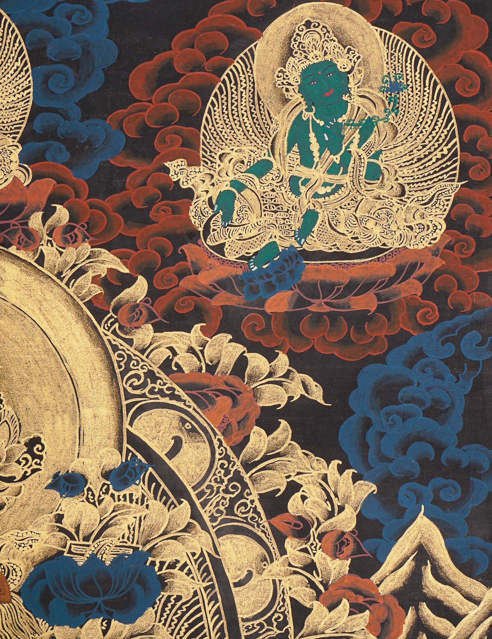 Manjushree Thangka - Tibetan Painting