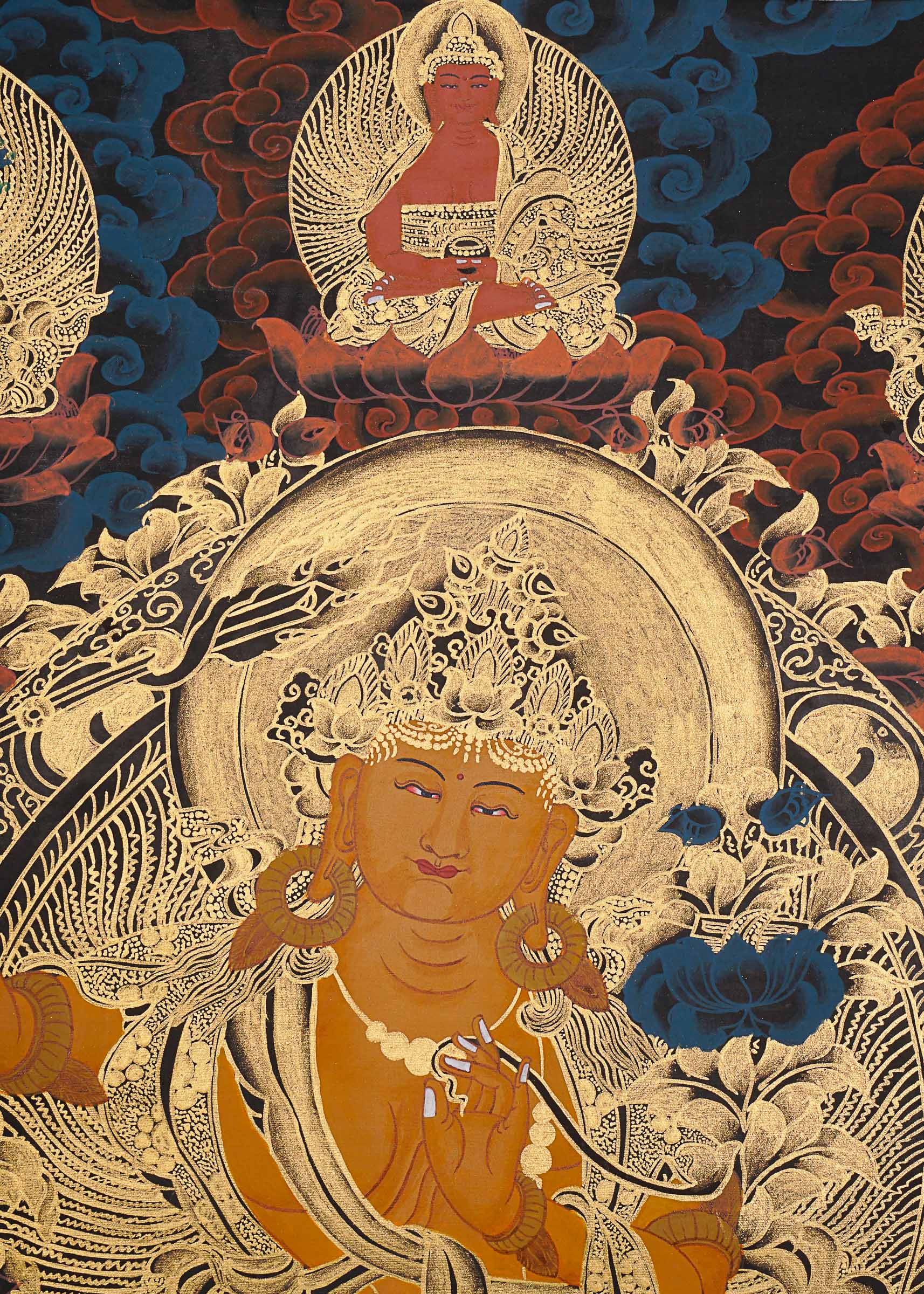 Manjushree Thangka - Tibetan Painting