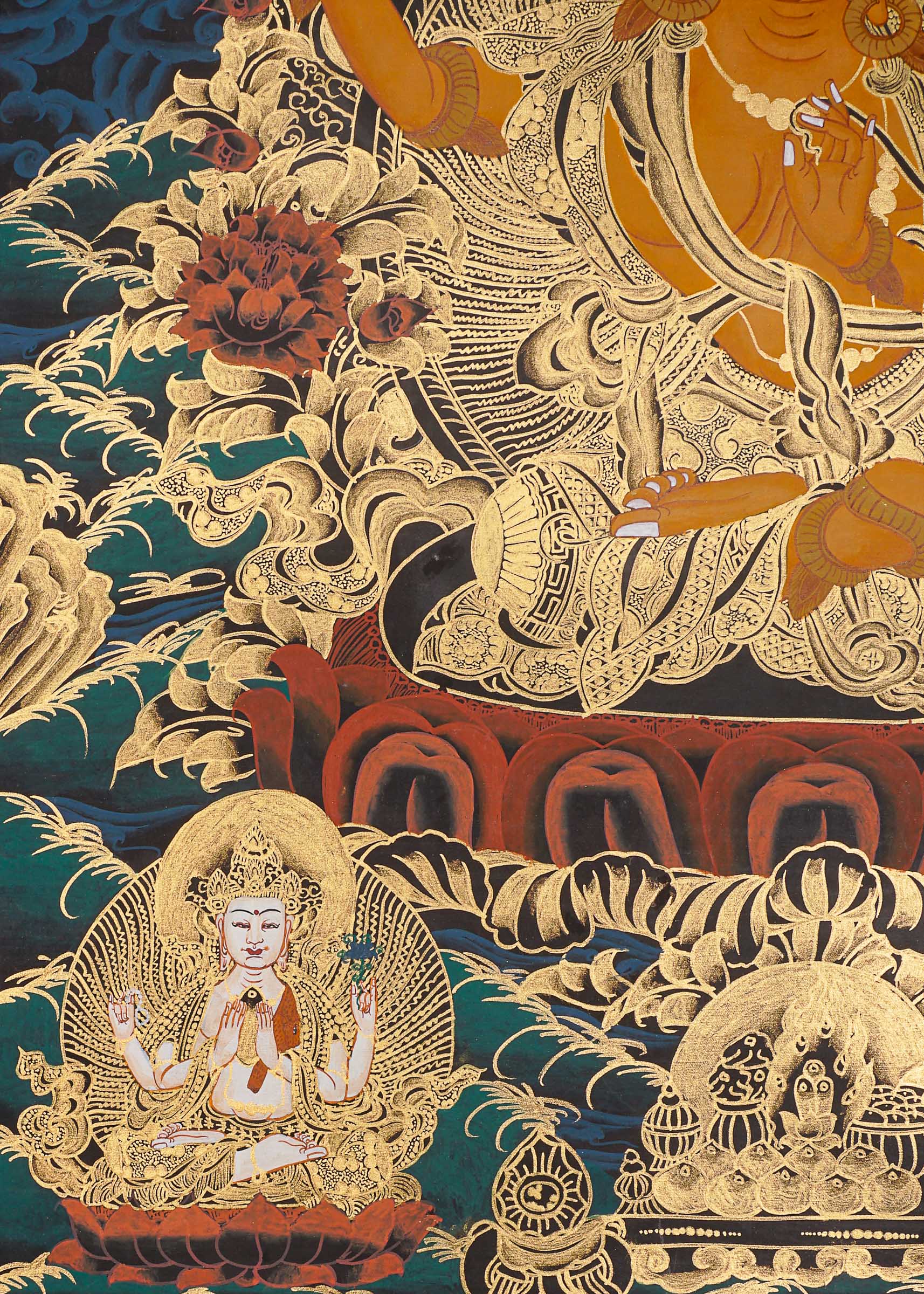 Manjushree Thangka - Tibetan Painting