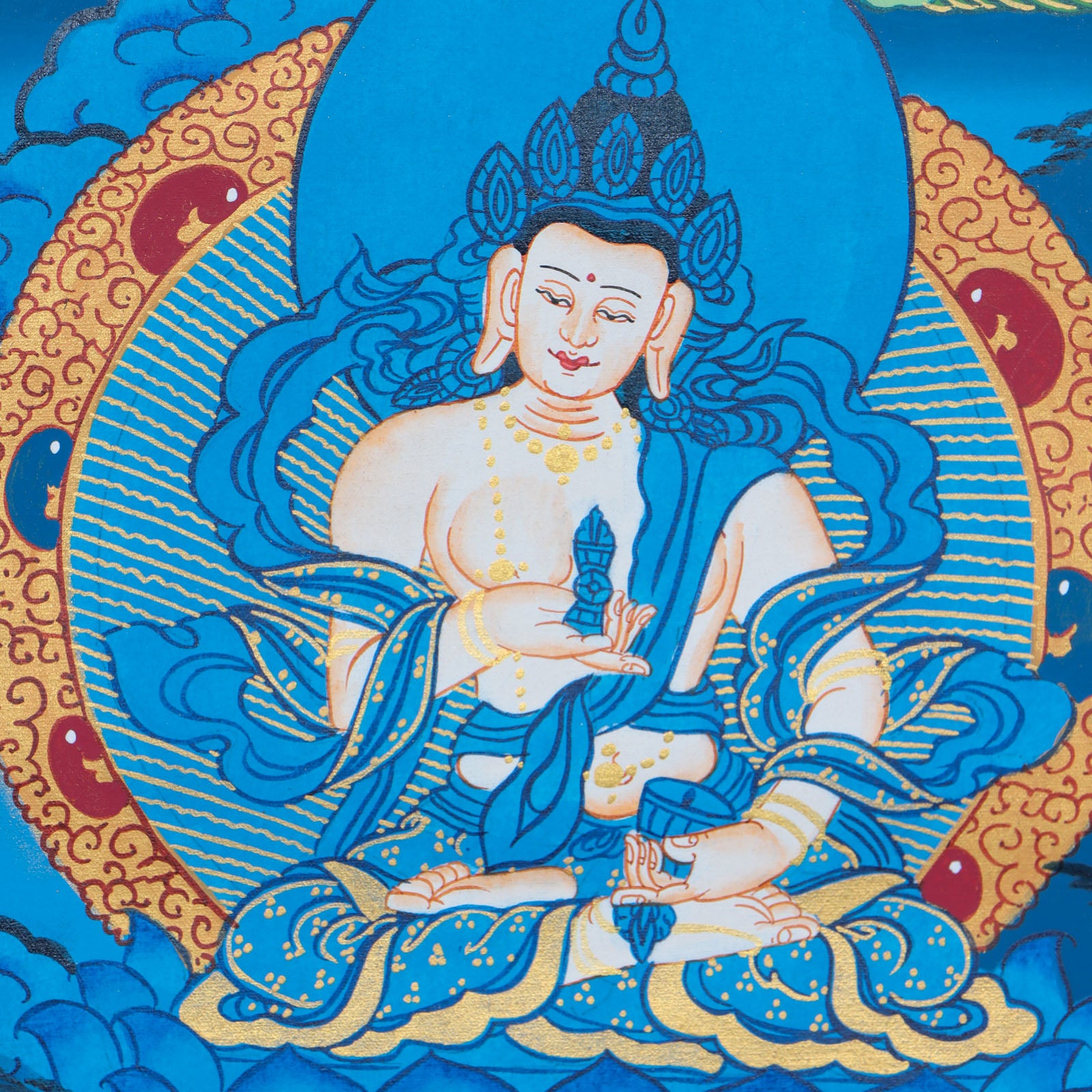 Manjushree Thangka for spiritual progression and education.