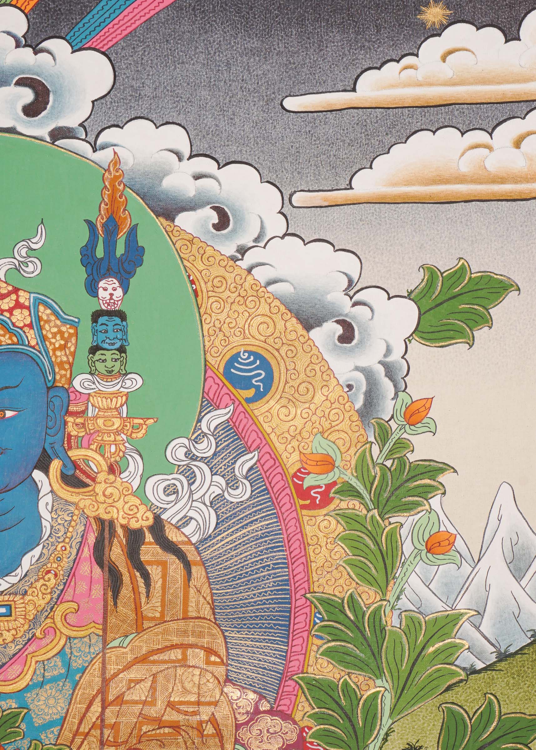 Medicine Guru - Healing Buddha Thangka