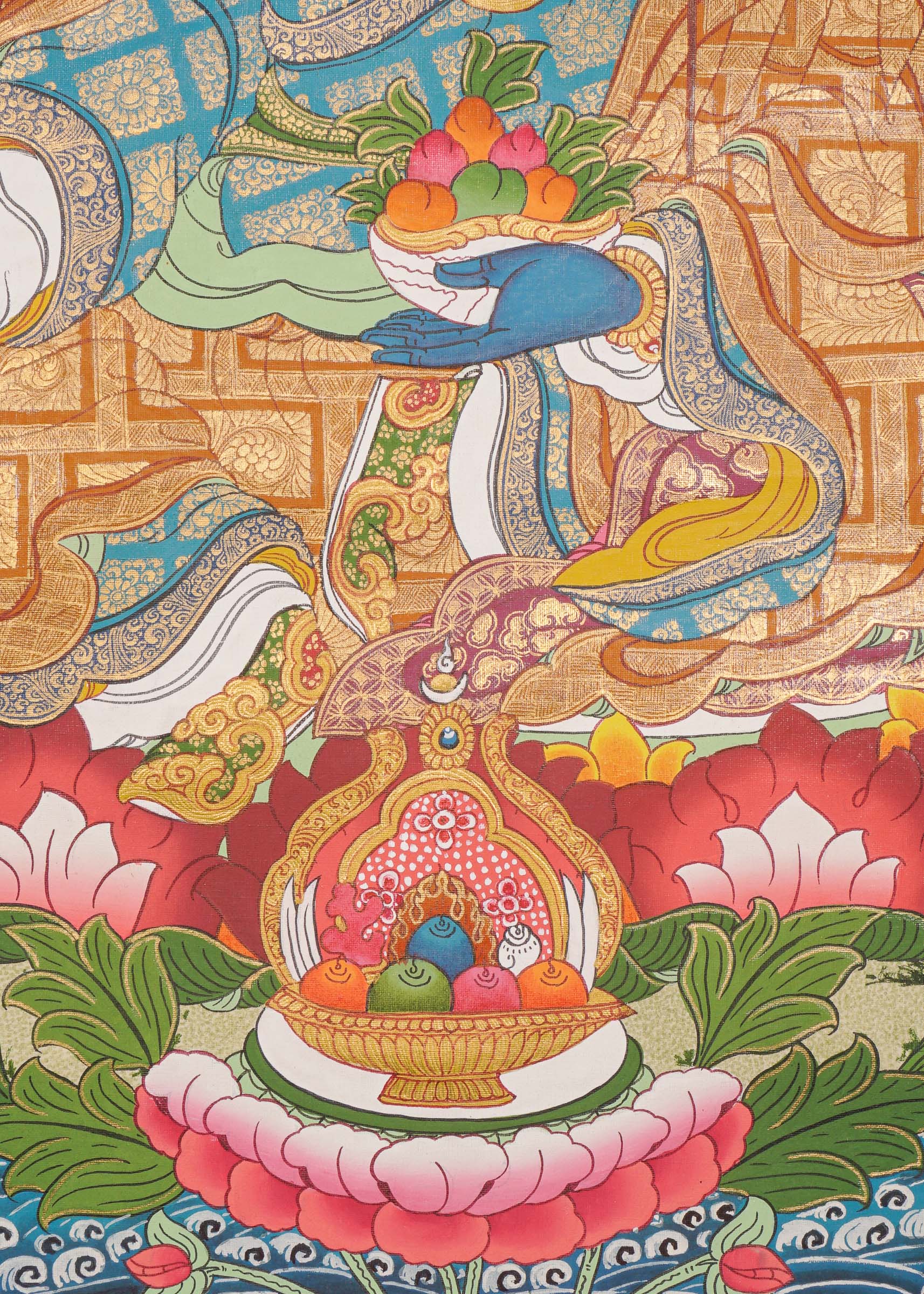 Medicine Guru - Healing Buddha Thangka