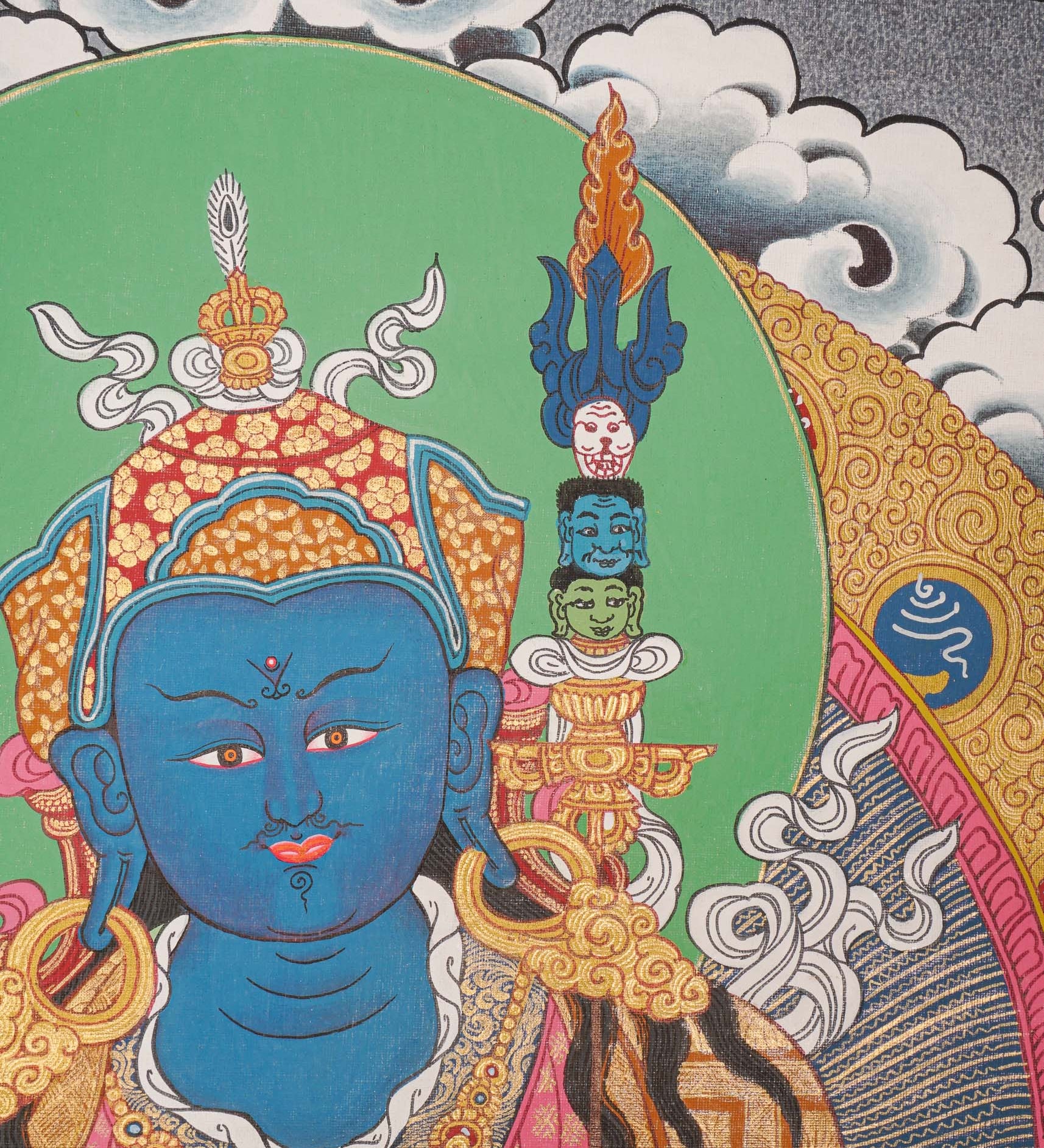 Medicine Guru - Healing Buddha Thangka