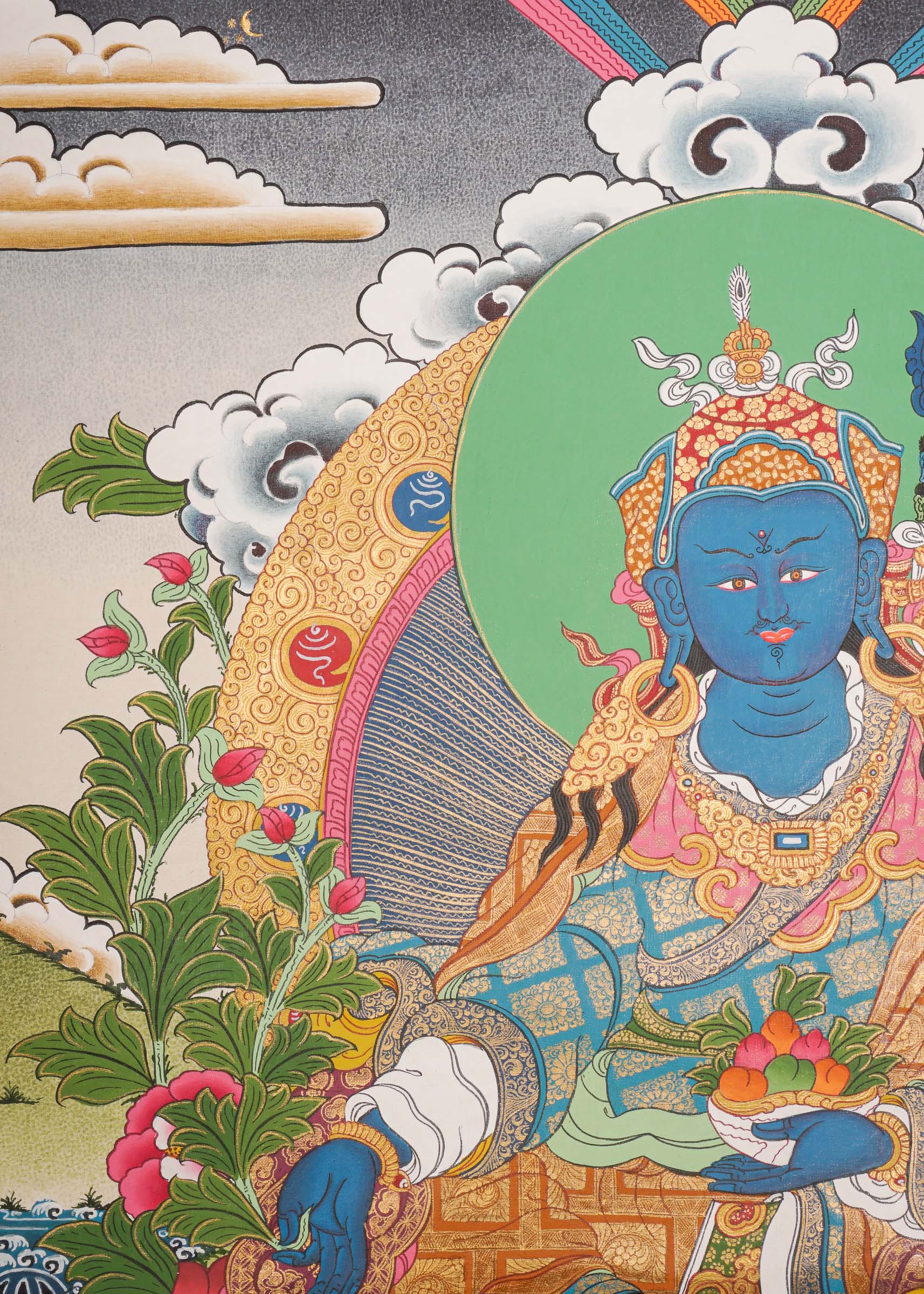 Medicine Guru - Healing Buddha Thangka