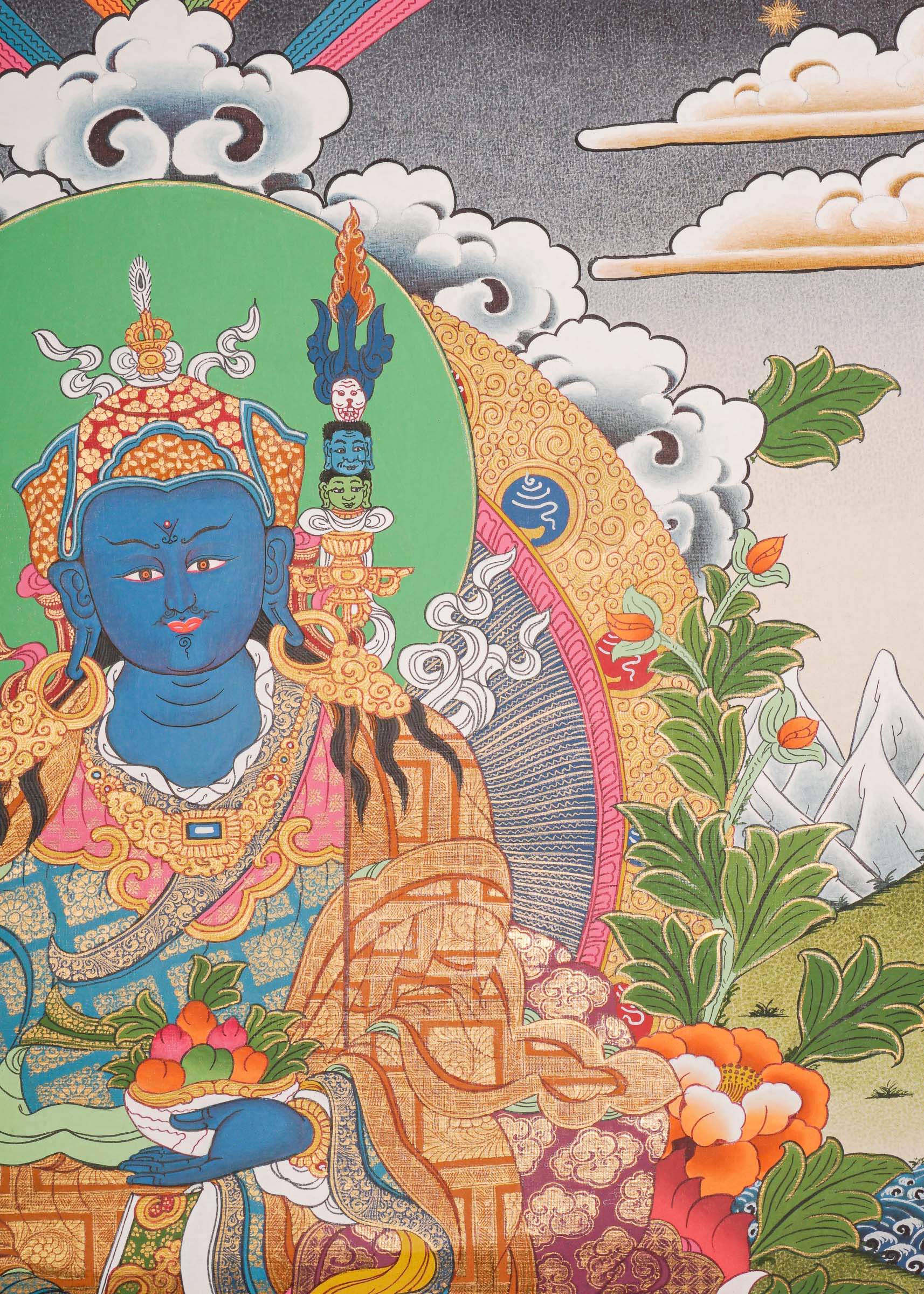 Medicine Guru - Healing Buddha Thangka