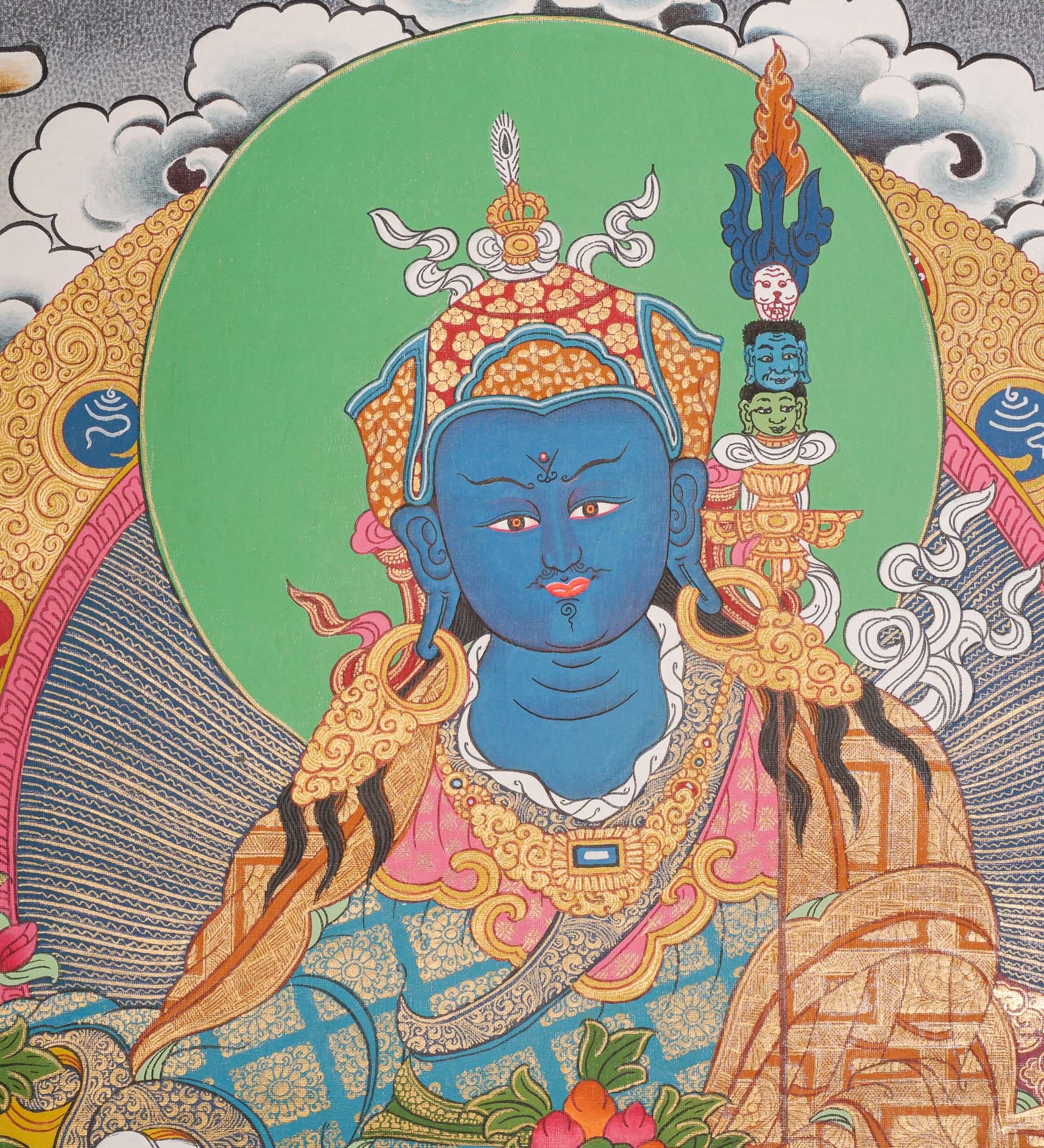 Medicine Guru - Healing Buddha Thangka