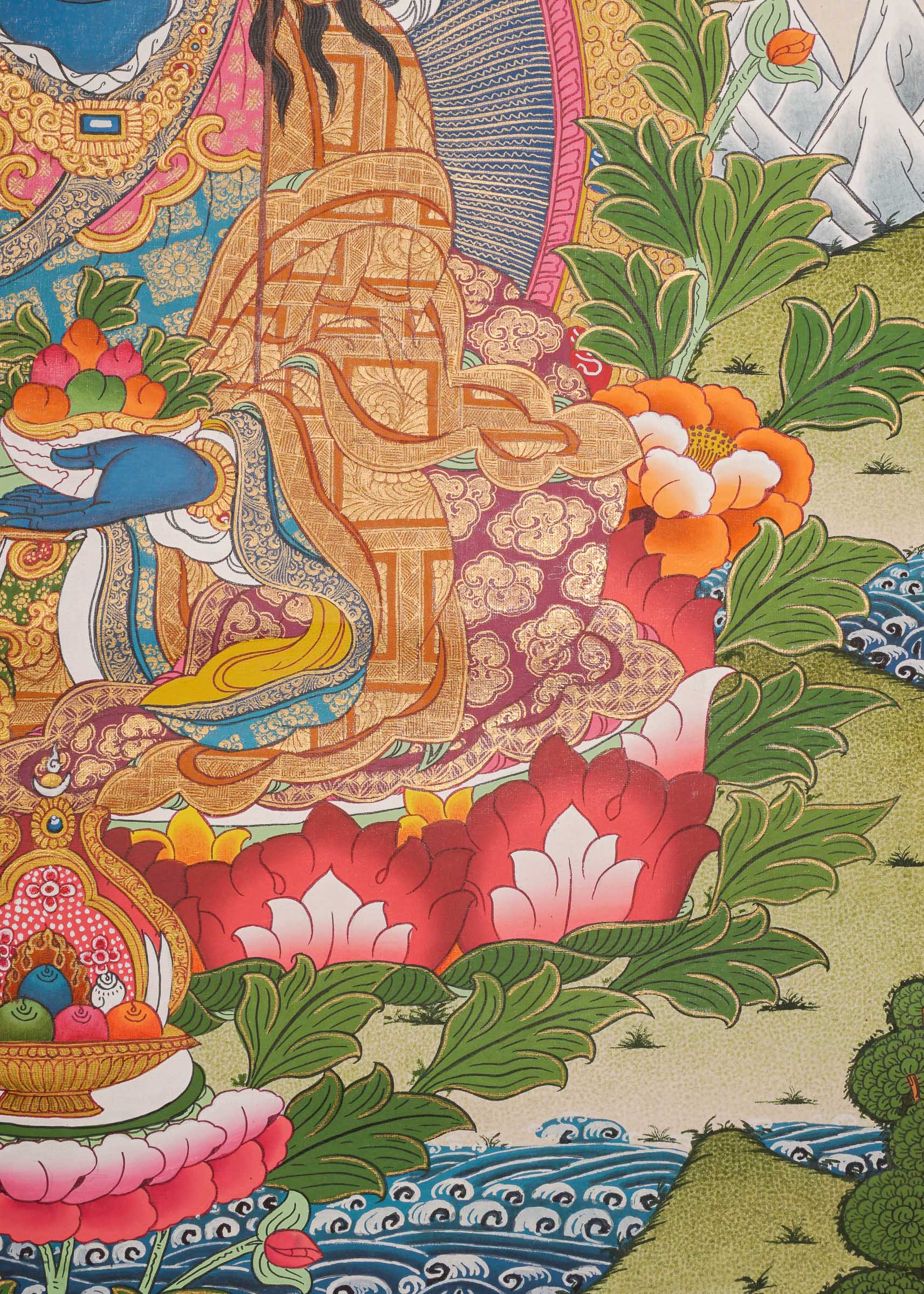 Medicine Guru - Healing Buddha Thangka