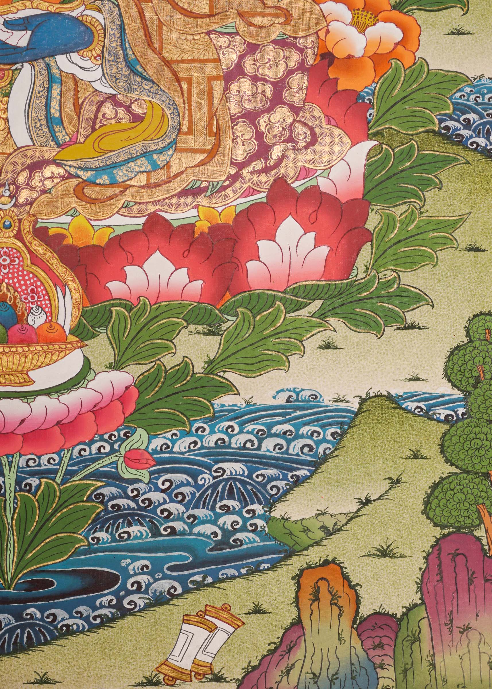 Medicine Guru - Healing Buddha Thangka