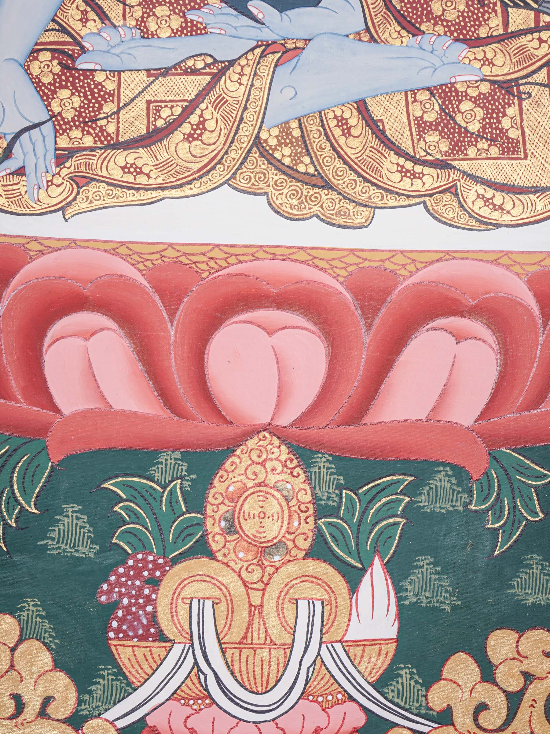 Medicine Buddha - Tibetan Thangka Painting