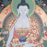 Medicine Buddha - Tibetan Thangka Painting