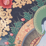 Medicine Buddha - Tibetan Thangka Painting