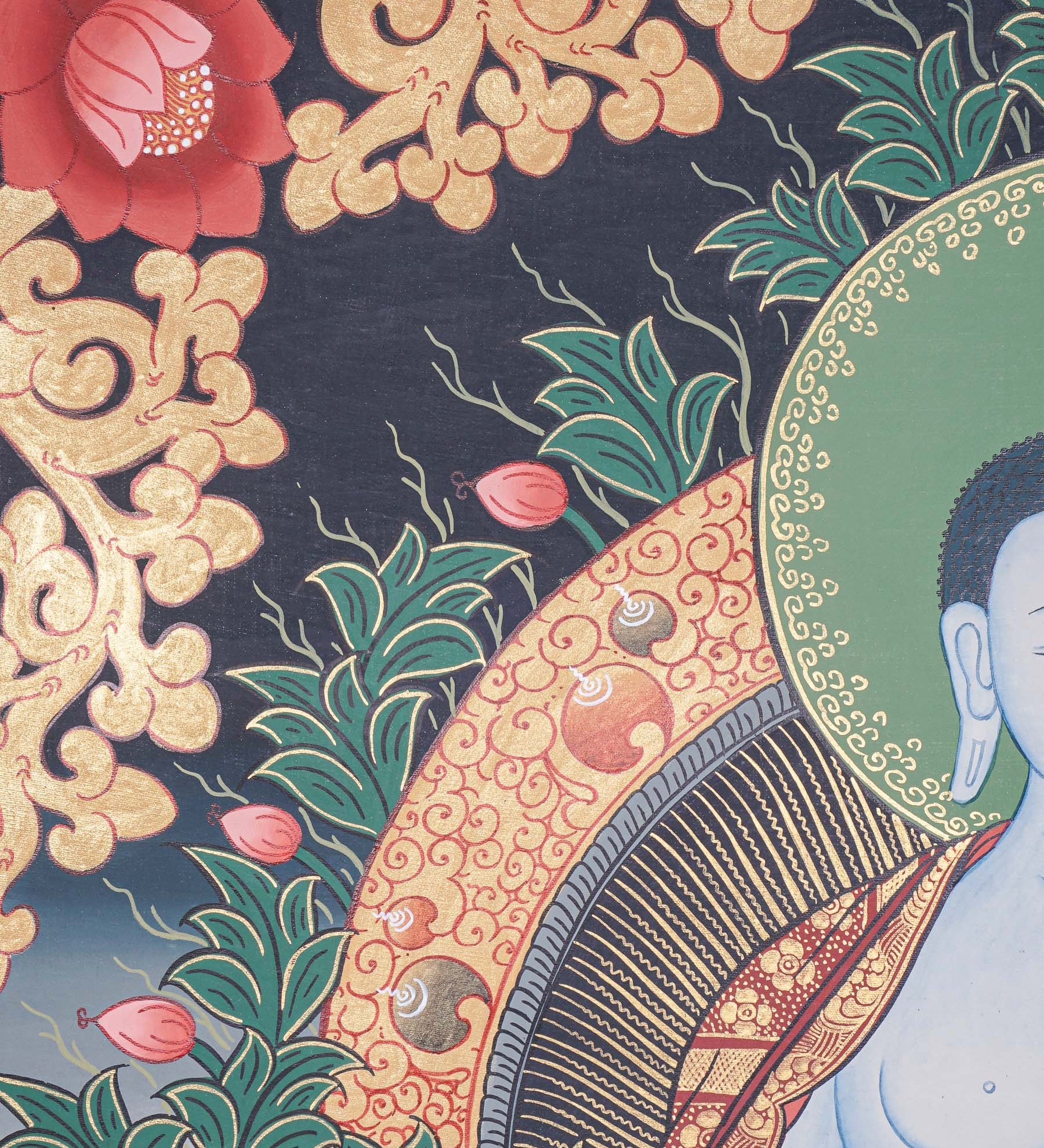 Medicine Buddha - Tibetan Thangka Painting