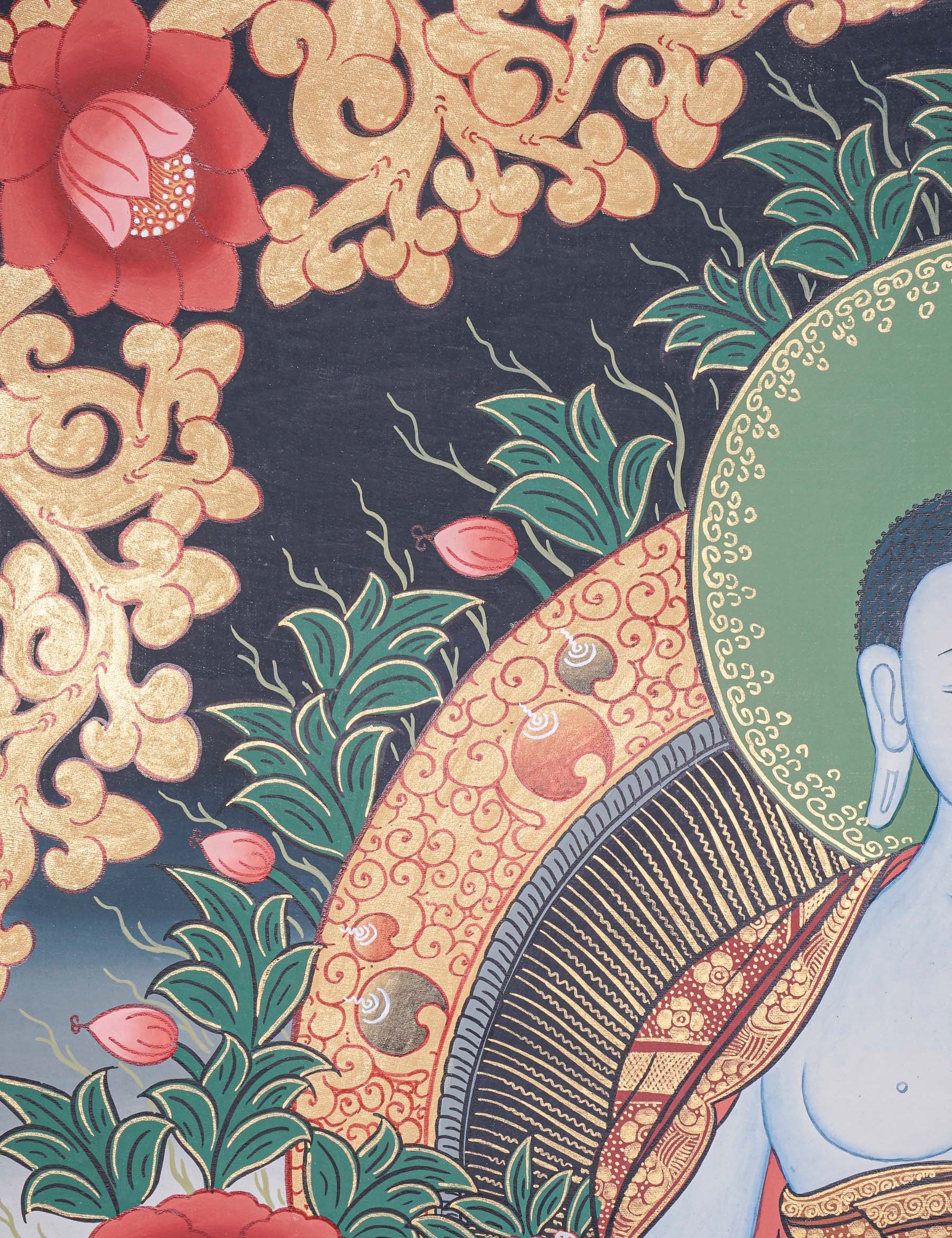 Medicine Buddha - Tibetan Thangka Painting