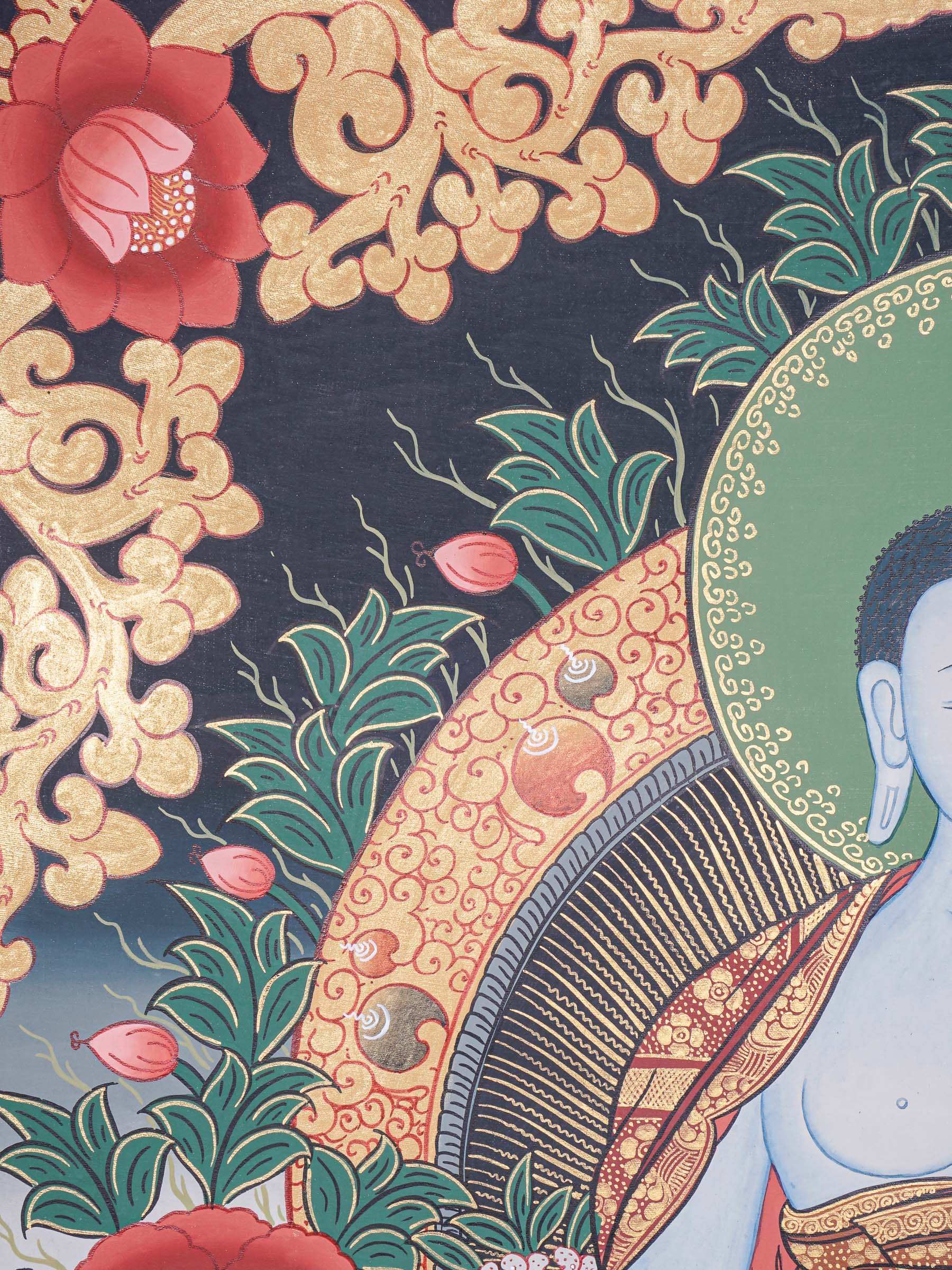 Medicine Buddha - Tibetan Thangka Painting