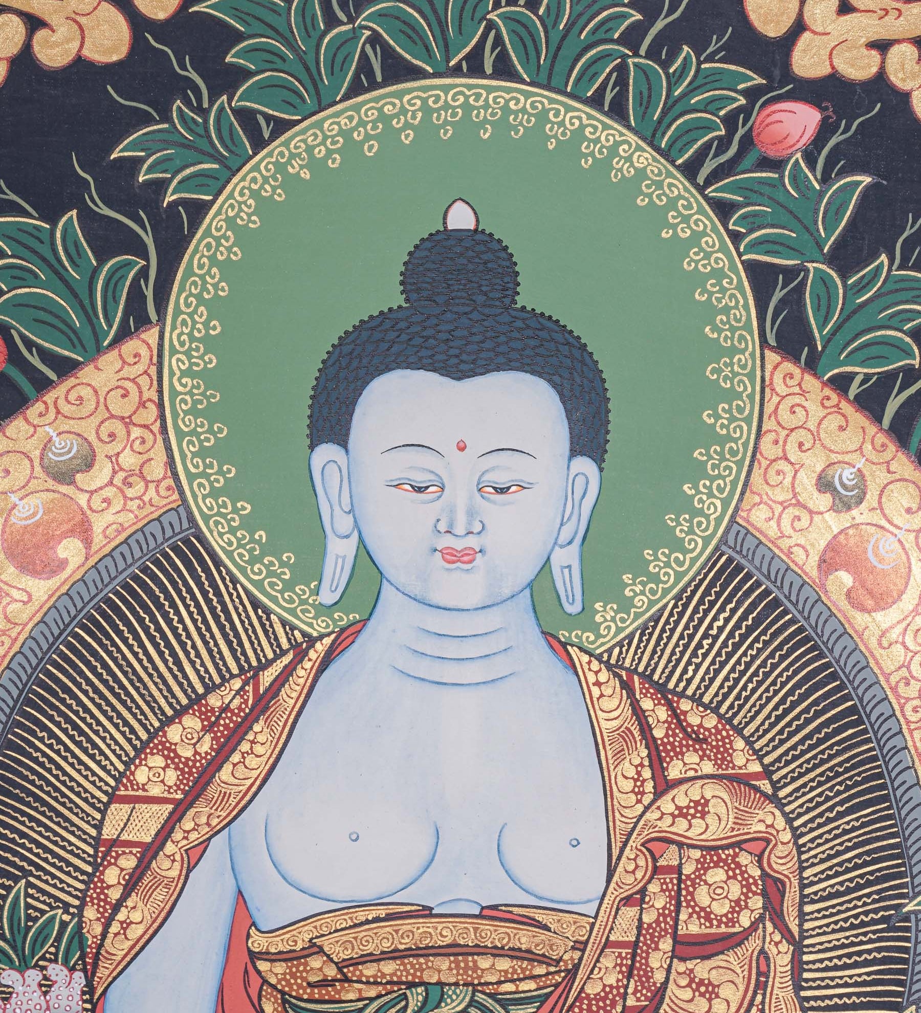 Medicine Buddha - Tibetan Thangka Painting