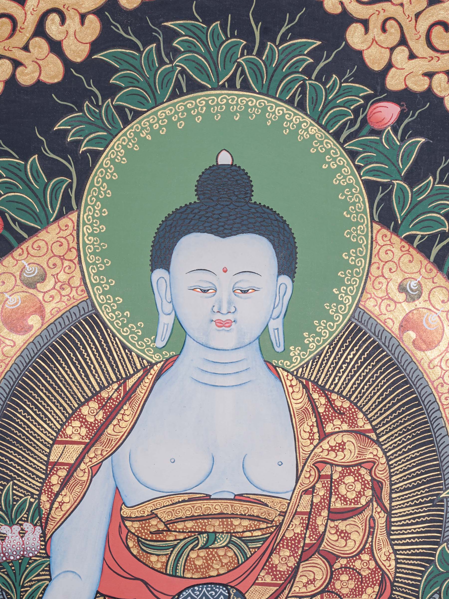 Medicine Buddha - Tibetan Thangka Painting