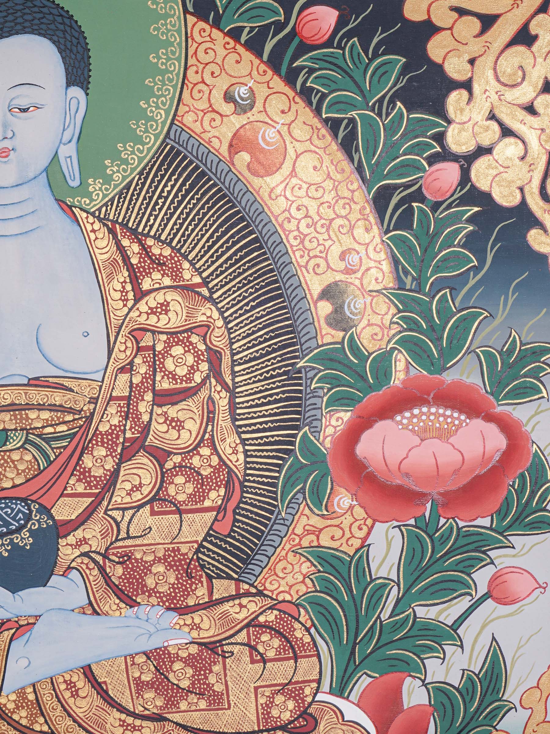 Medicine Buddha - Tibetan Thangka Painting