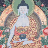 Medicine Buddha - Tibetan Thangka Painting