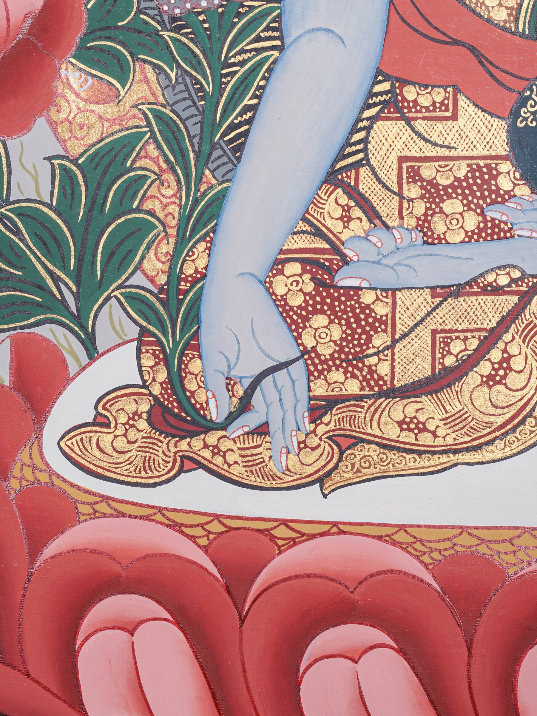 Medicine Buddha - Tibetan Thangka Painting