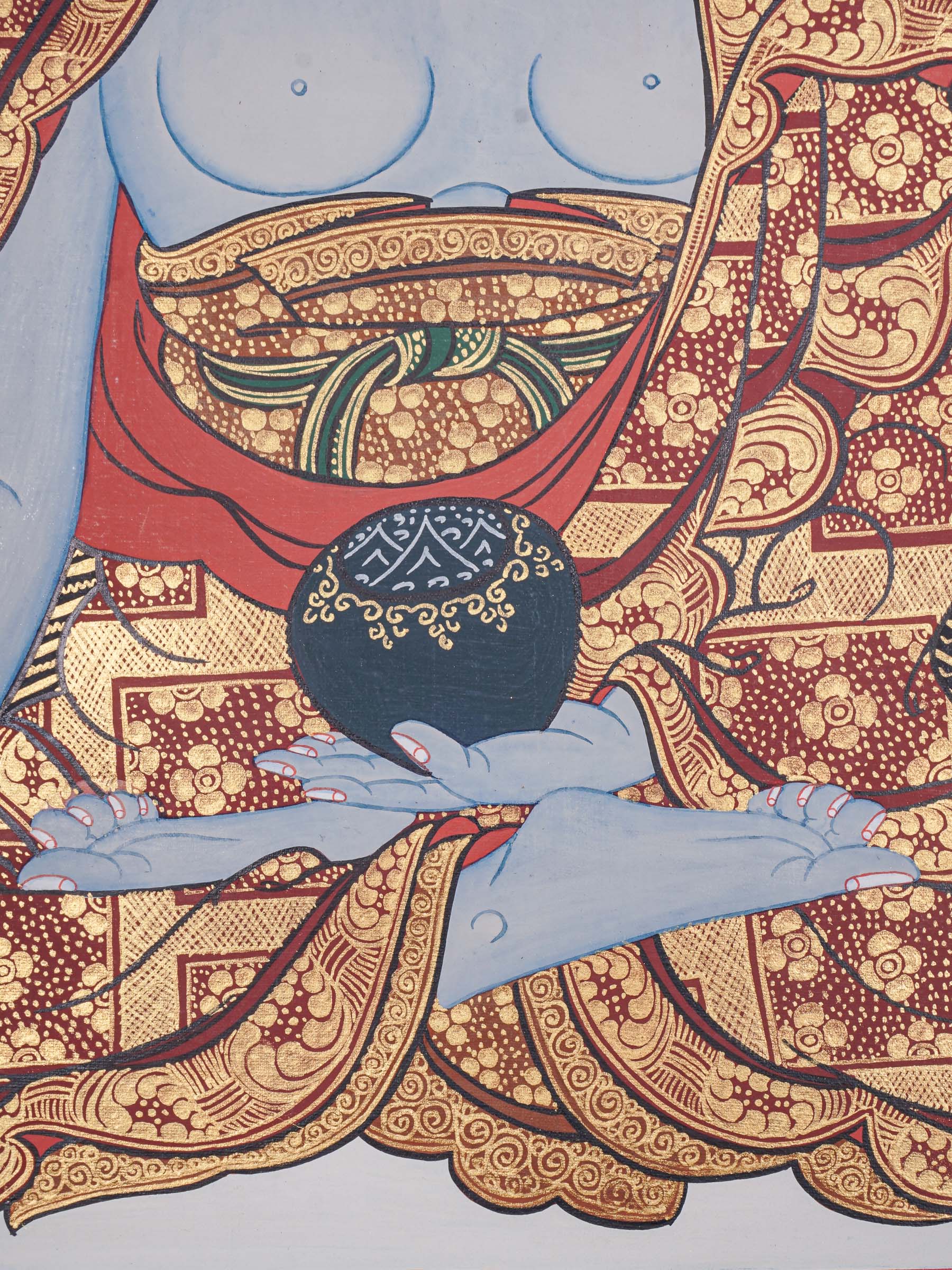 Medicine Buddha - Tibetan Thangka Painting