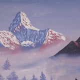 Oil Painting of Mount Ama Dablam & Mount Everest